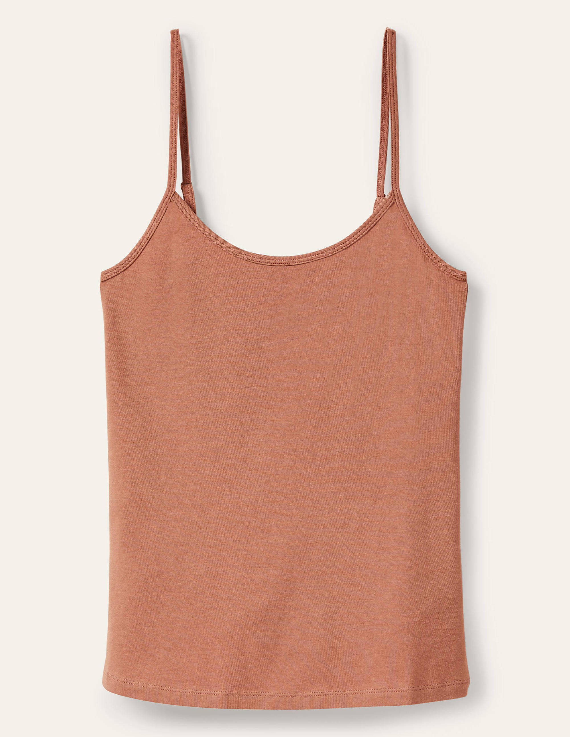 Plain Cami Top-Light Brown - Image 5