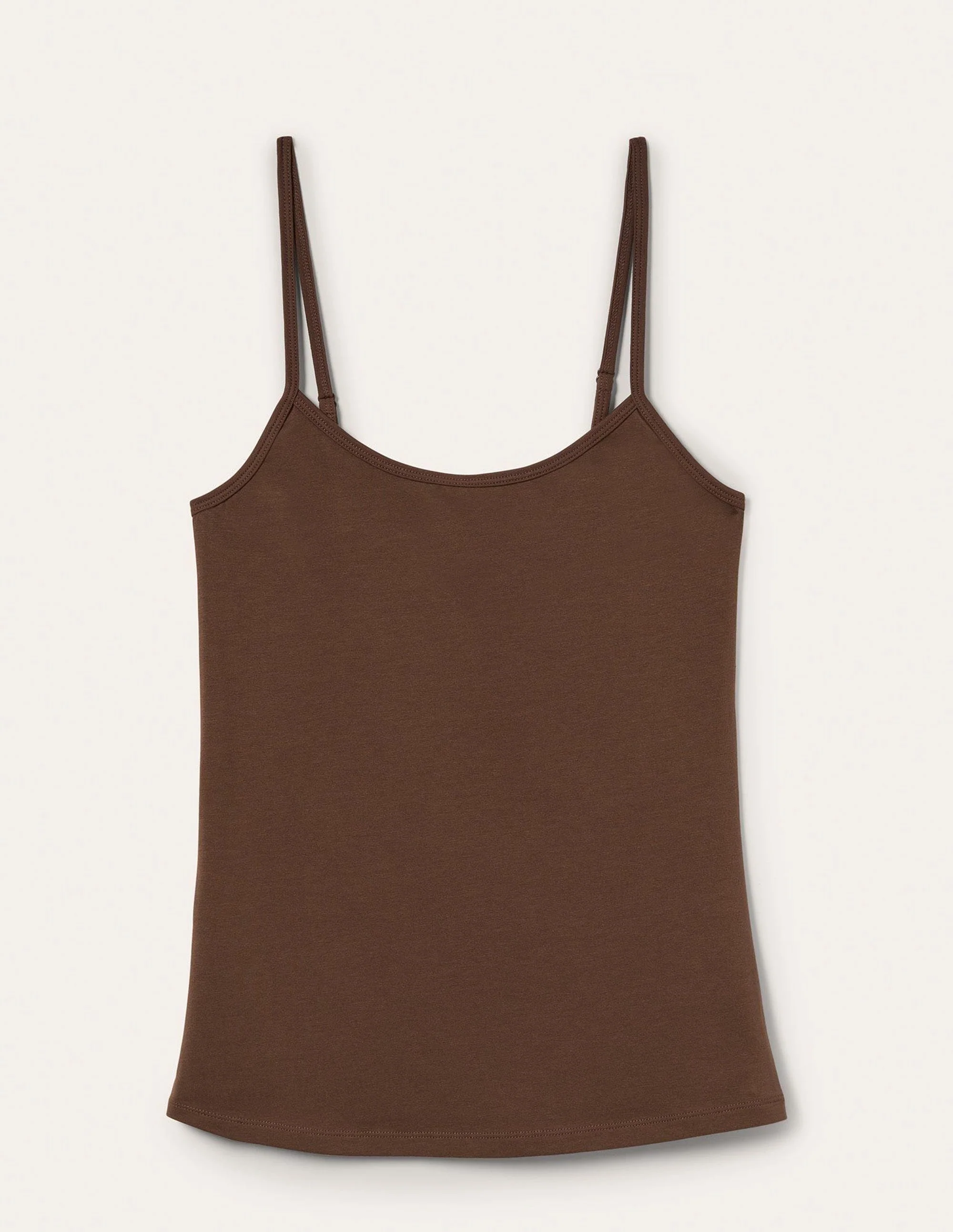 Plain Cami Top-Medium Brown - Image 9
