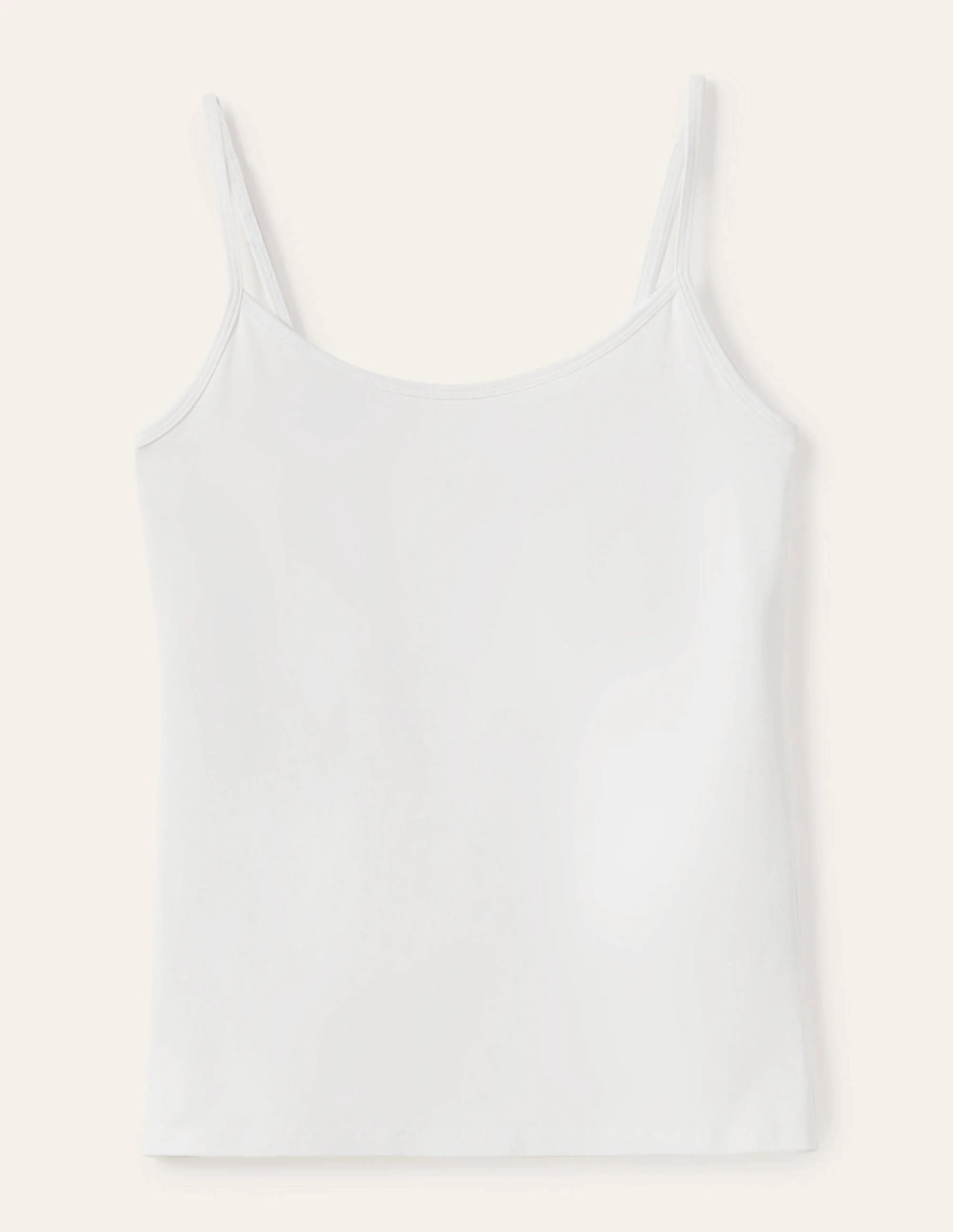 Plain Cami Top-White - Image 9