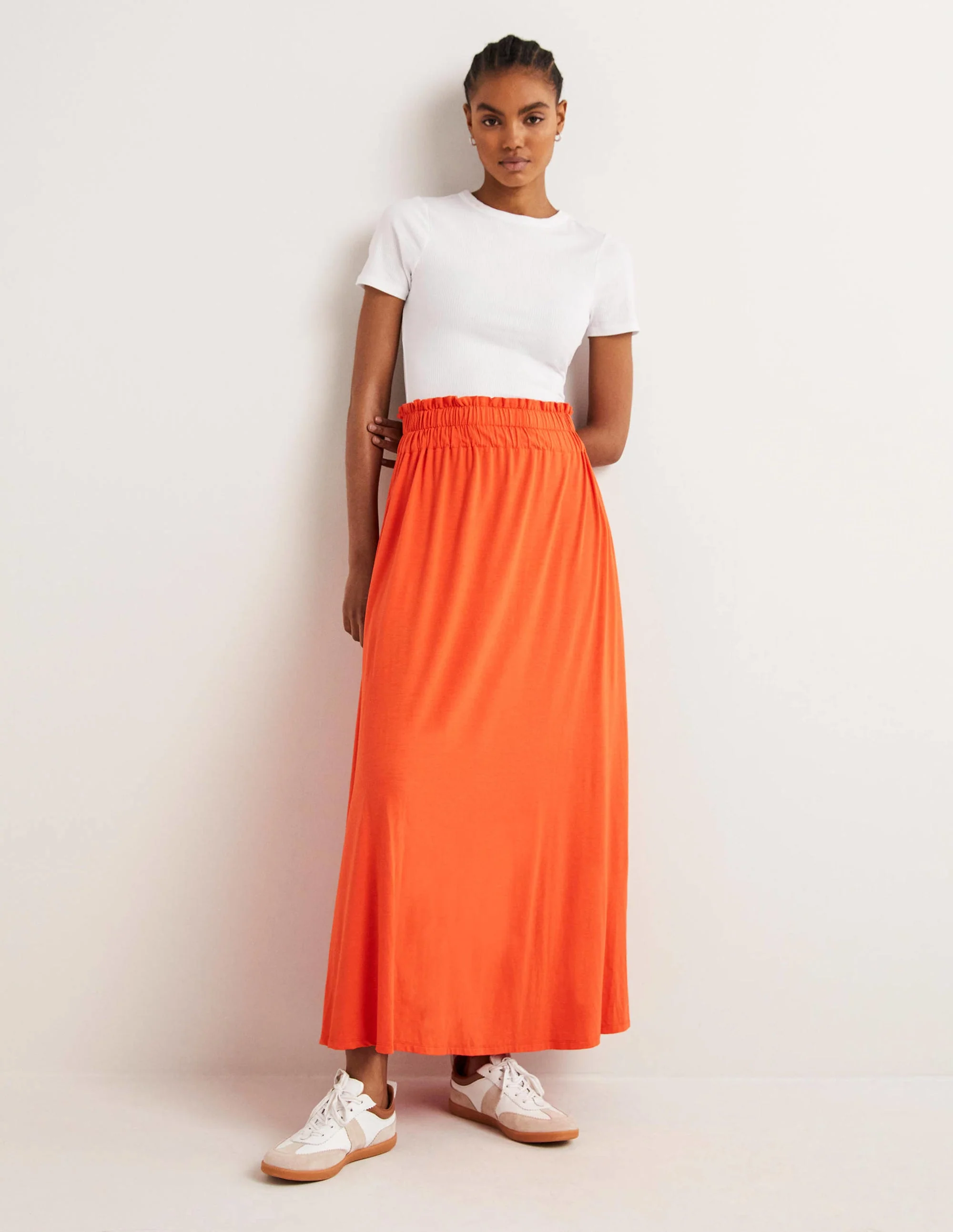 Pull On Jersey Maxi-Bright Papaya