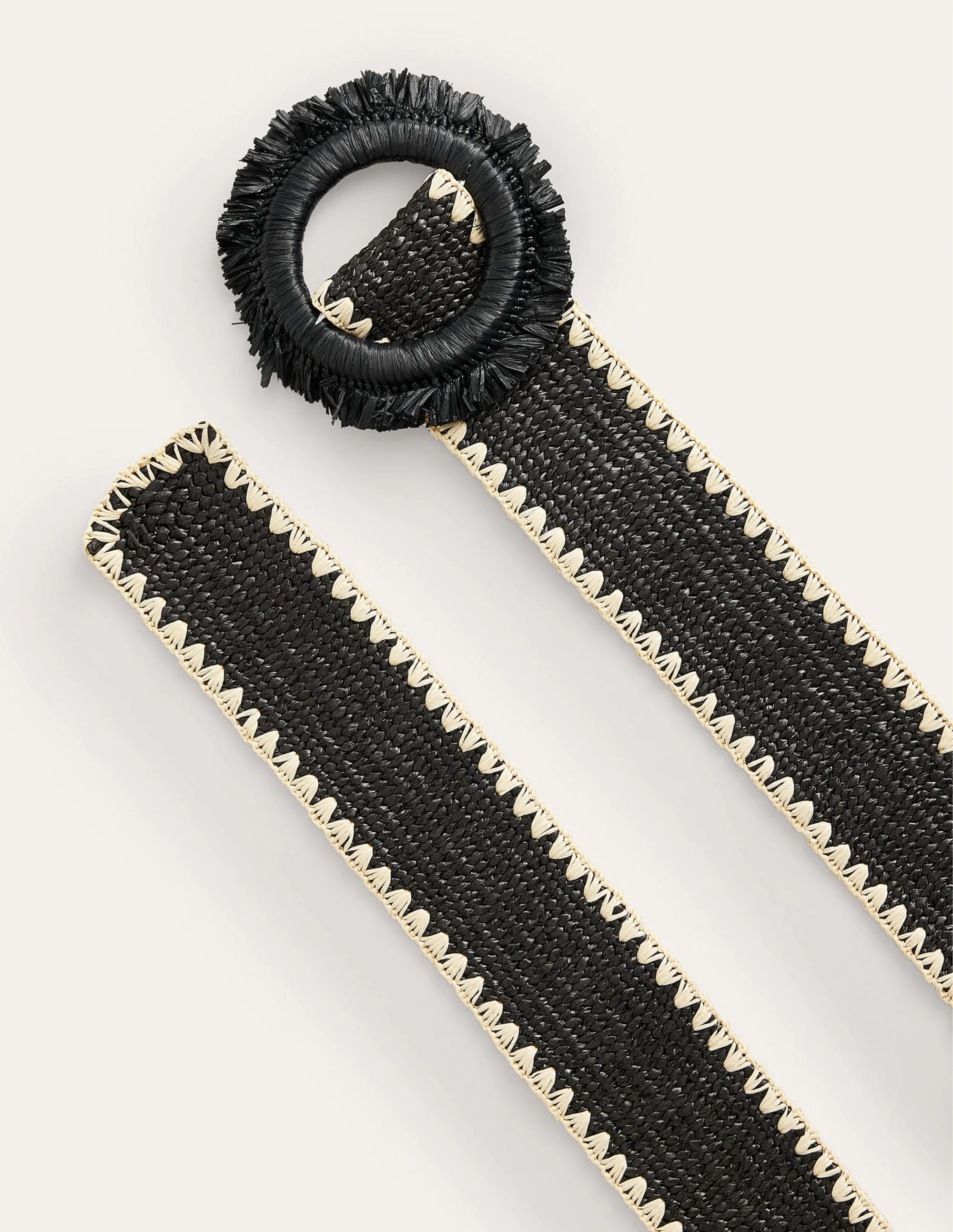 Raffia Belt-Black - Image 3