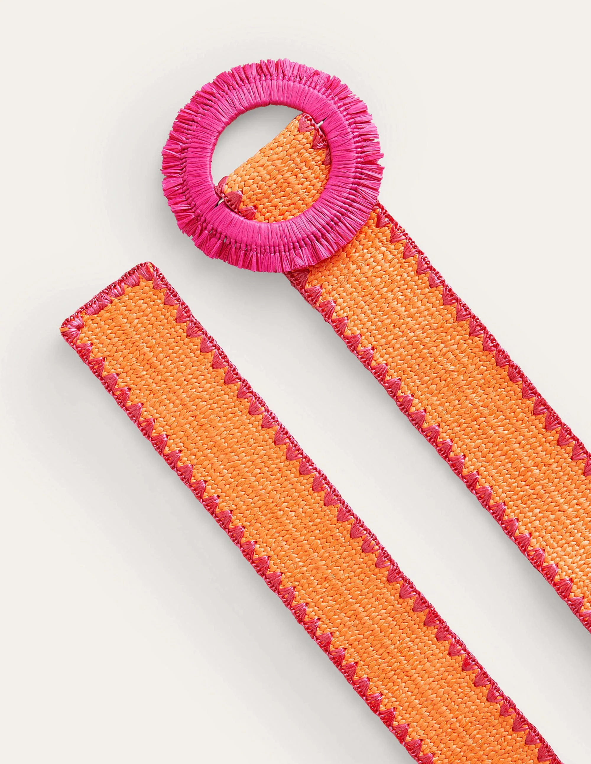 Raffia Belt-Orange - Image 2