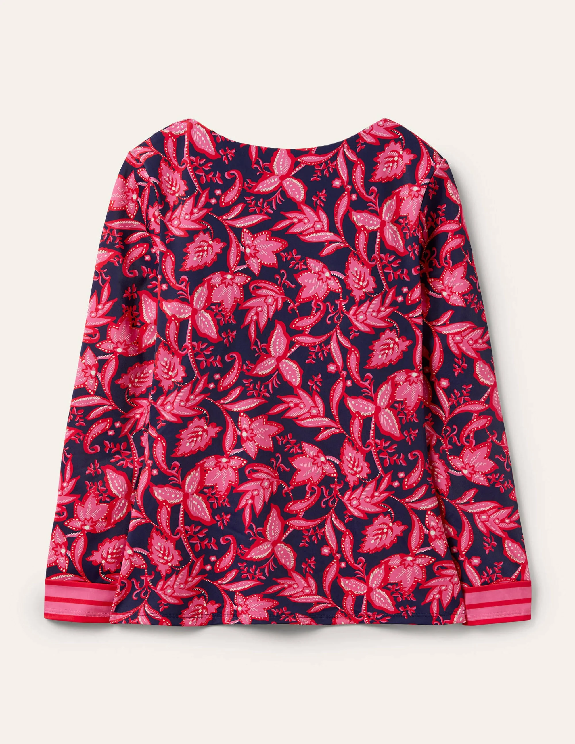 Rash Guard-French Navy, Wild Flora - Image 5