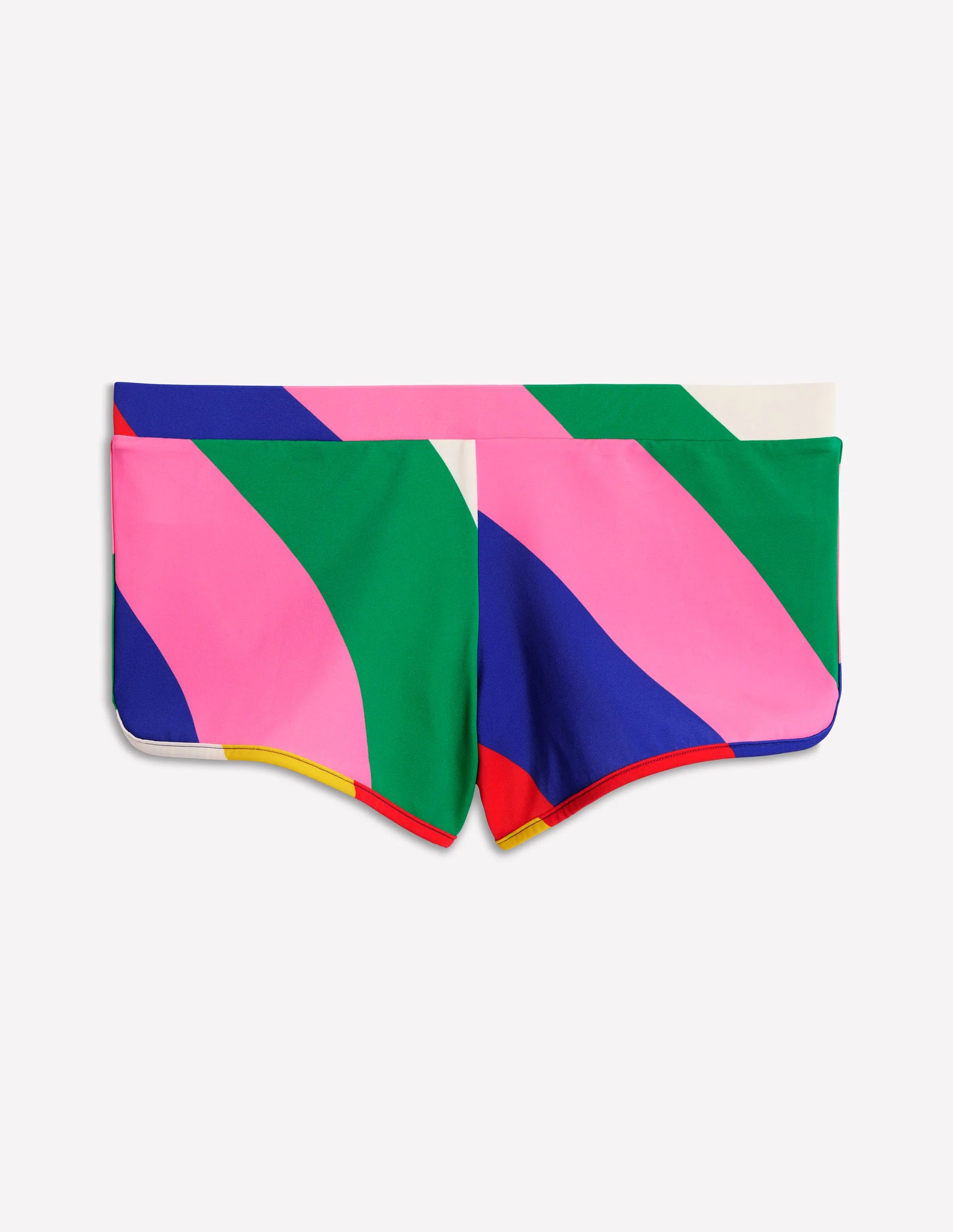 Rash Guard Swim Shorts-Multi, Rainbow Cascade - Image 5