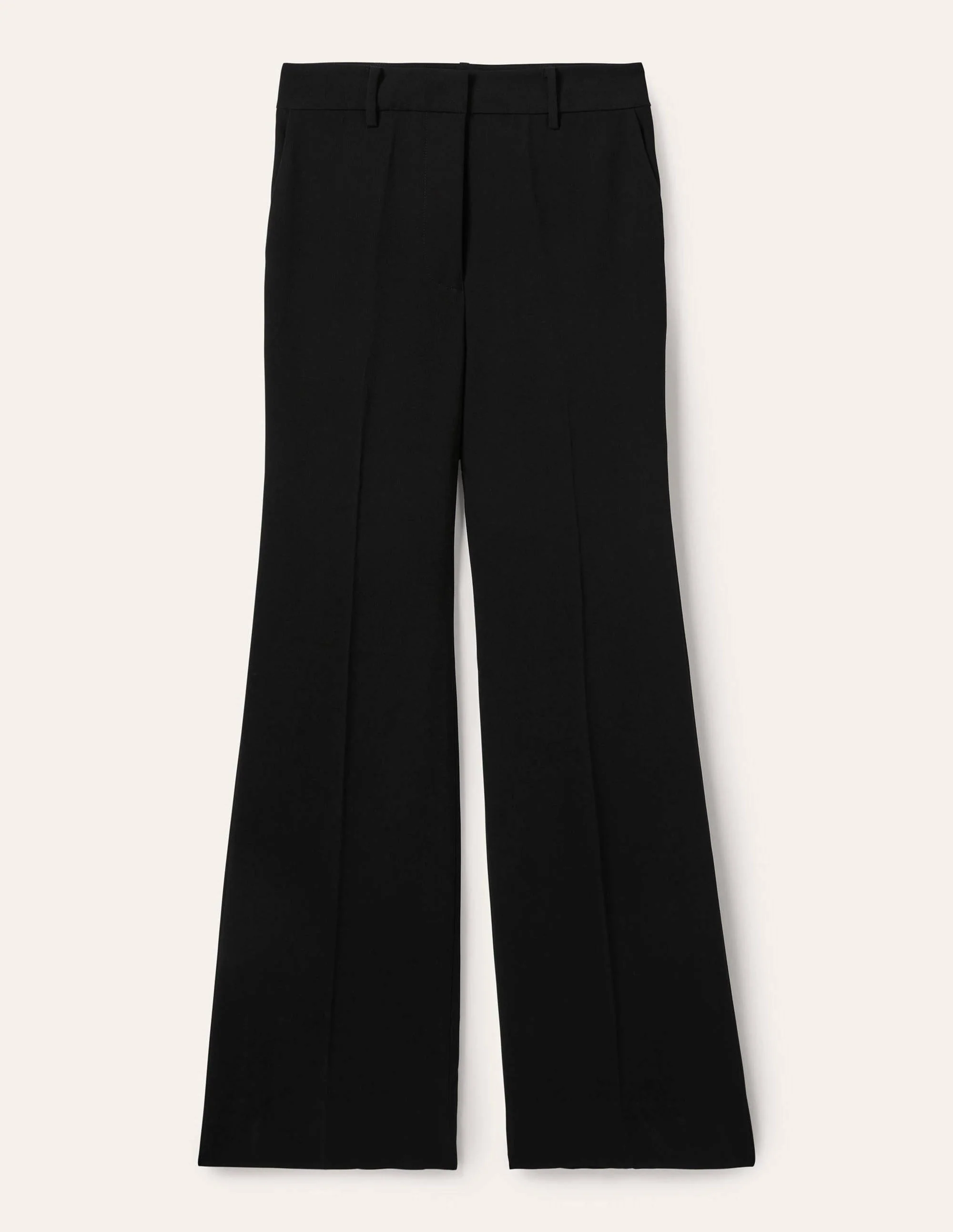 Relaxed Bootcut Pants-Black - Image 5