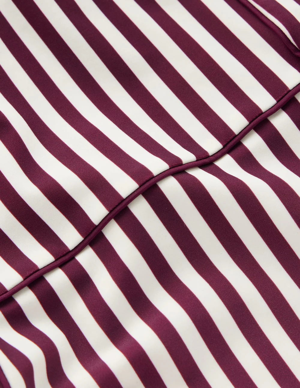 Rhodes Cup Sized Swimsuit-Chocberry, Ivory Stripe - Image 7