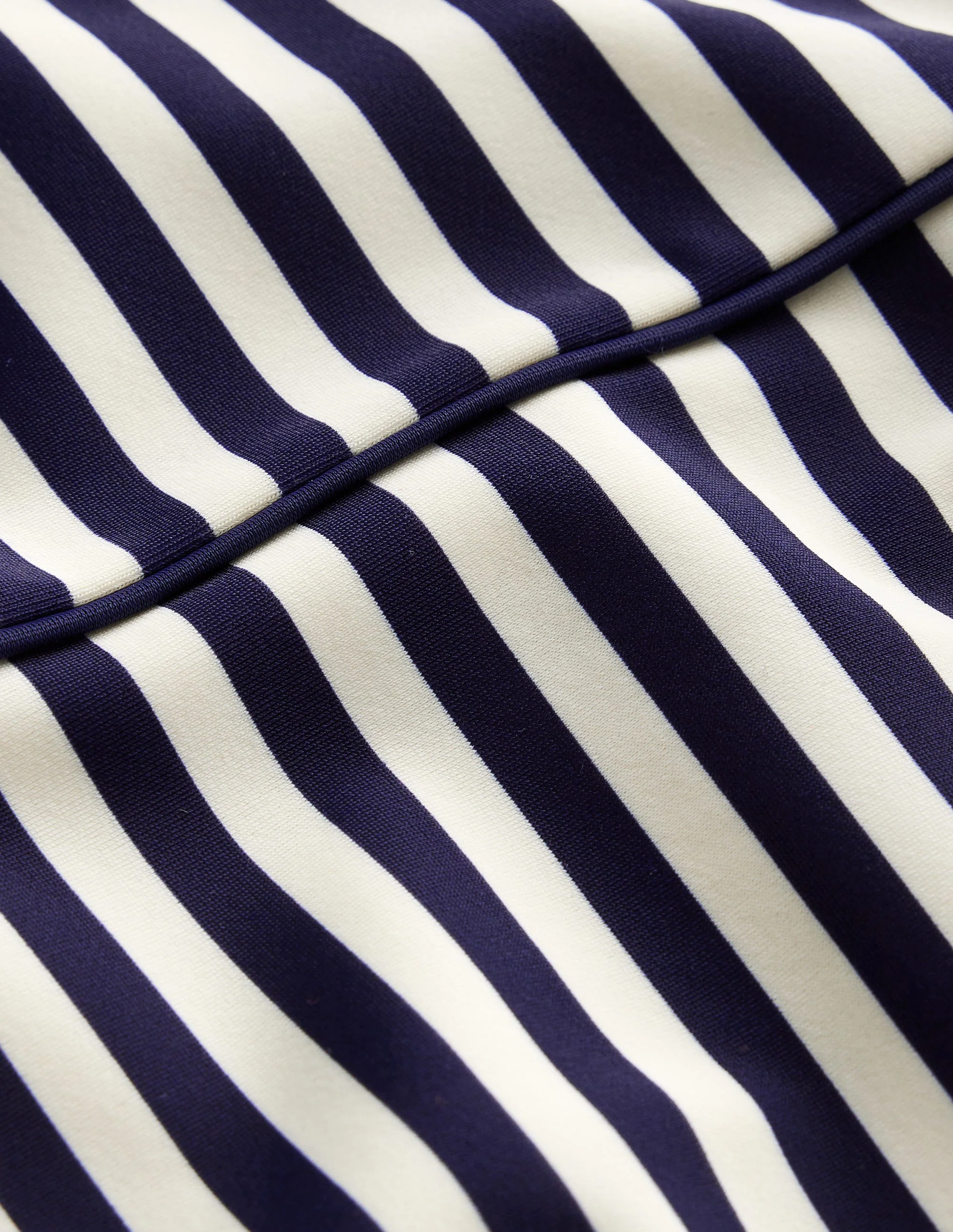 Rhodes Cup Sized Swimsuit-Navy, Ivory Stripe - Image 6