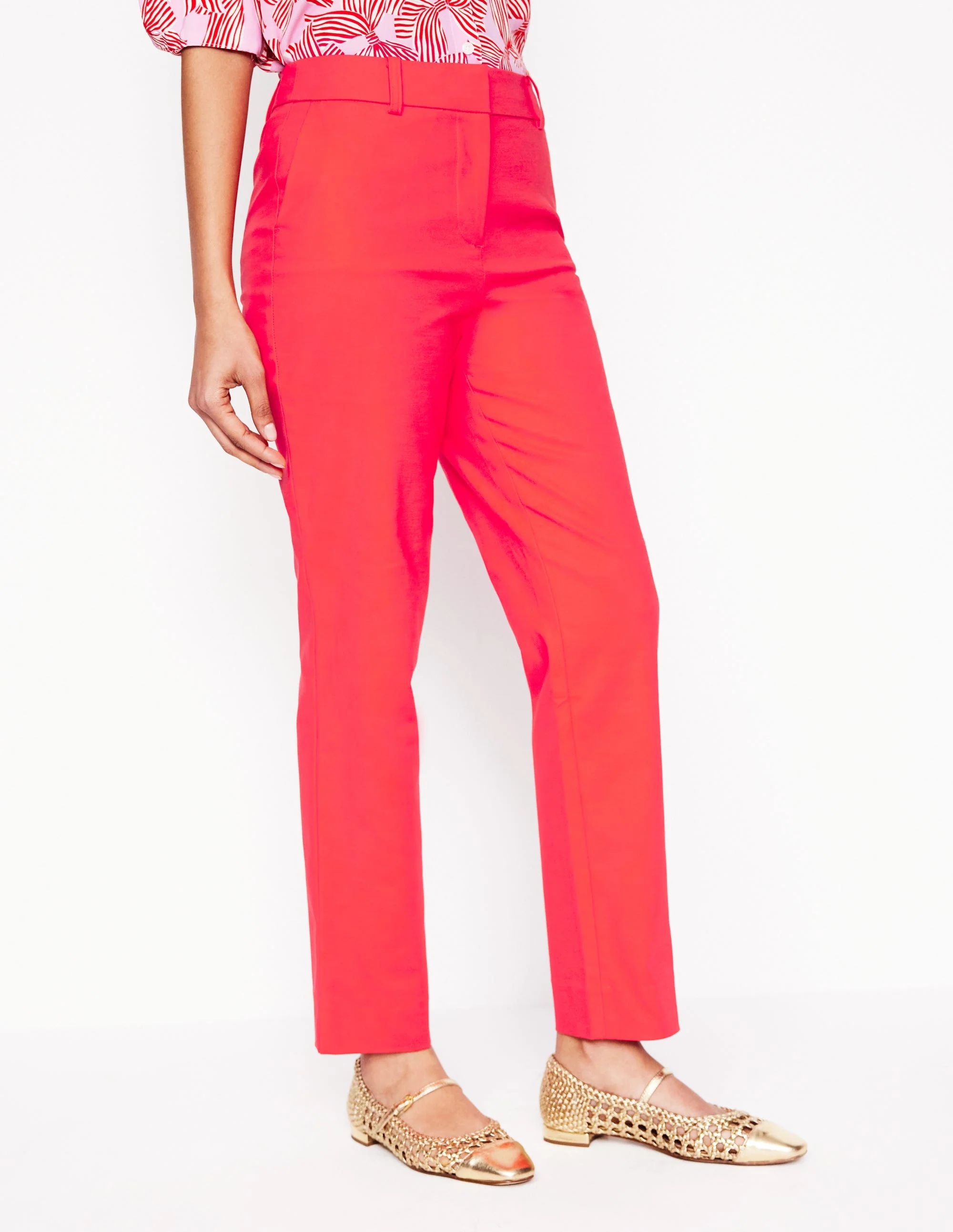Richmond 7/8 Pants-Strawberry Tart Red - Image 4
