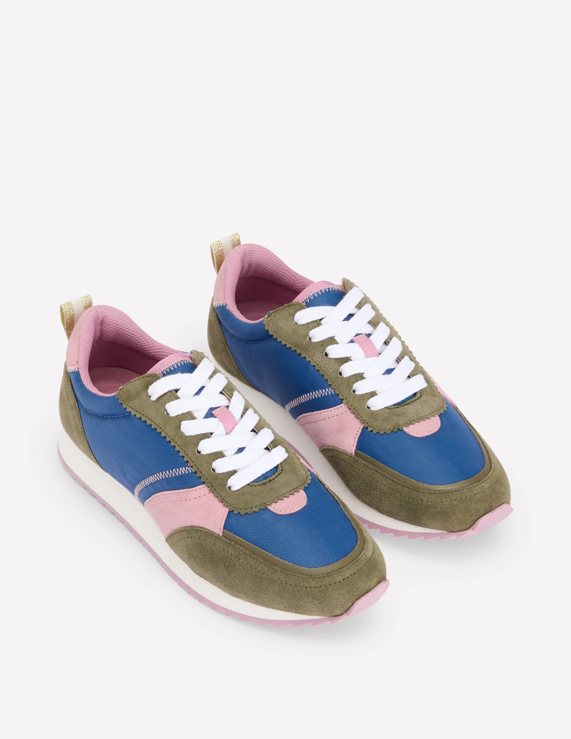 Runner Sneakers-Blue Colourblock - Image 3