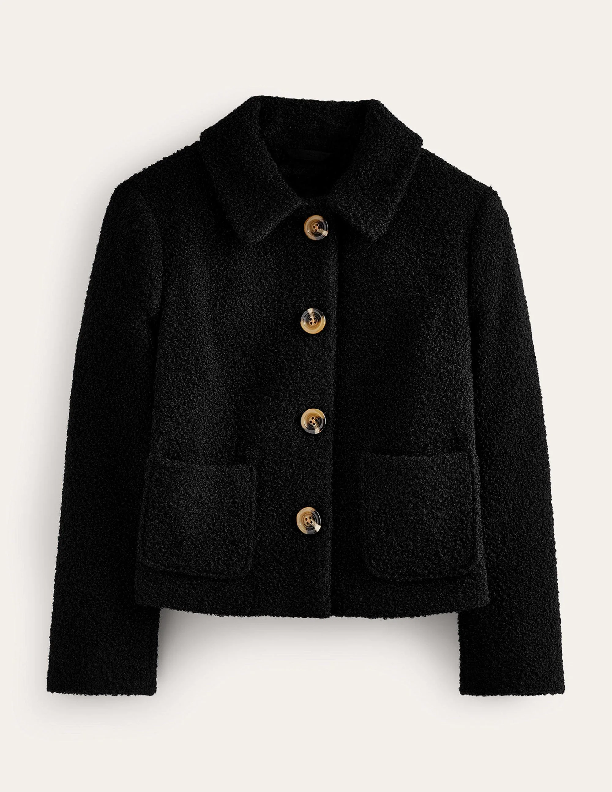 Rye Cropped Jacket-Black - Image 5