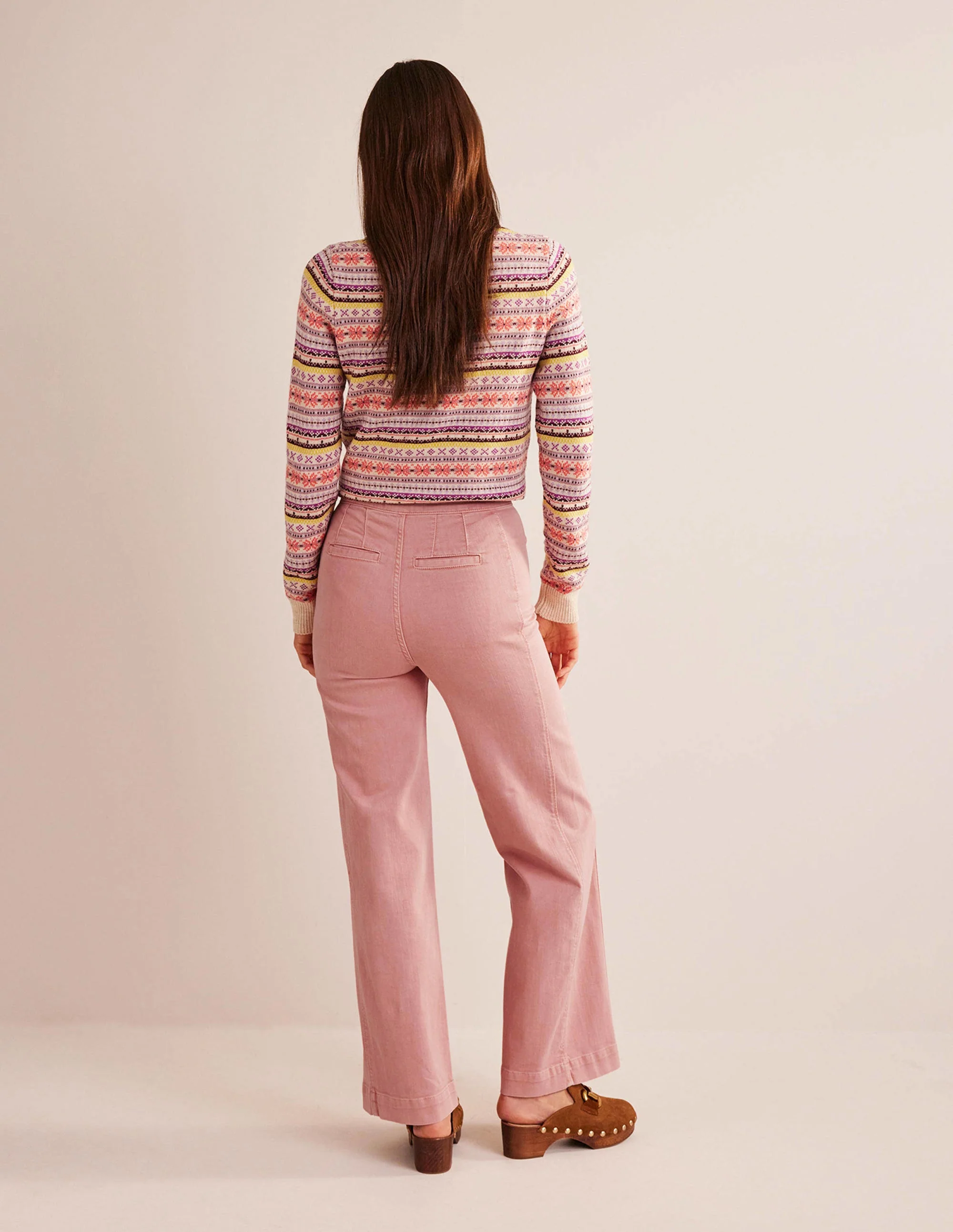 Sailor Wide Leg Pants-Pink - Image 7