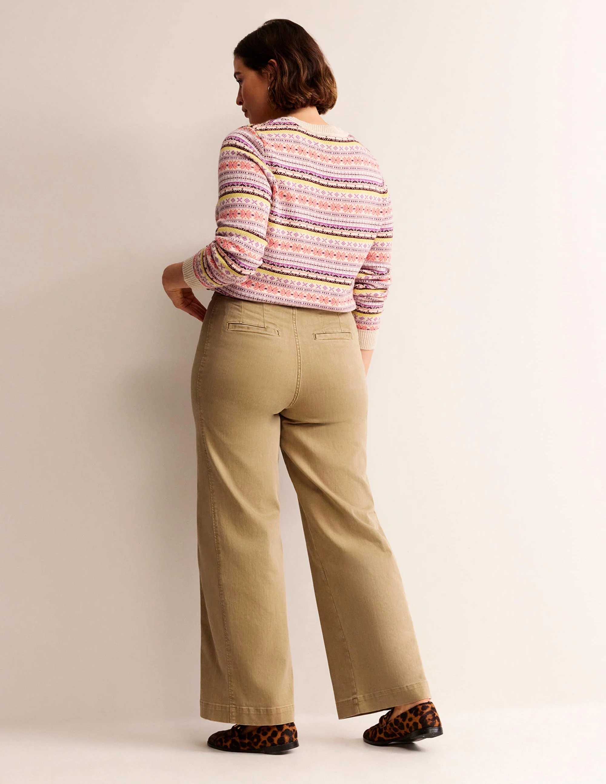 Sailor Wide Leg Pants-Wheat - Image 7