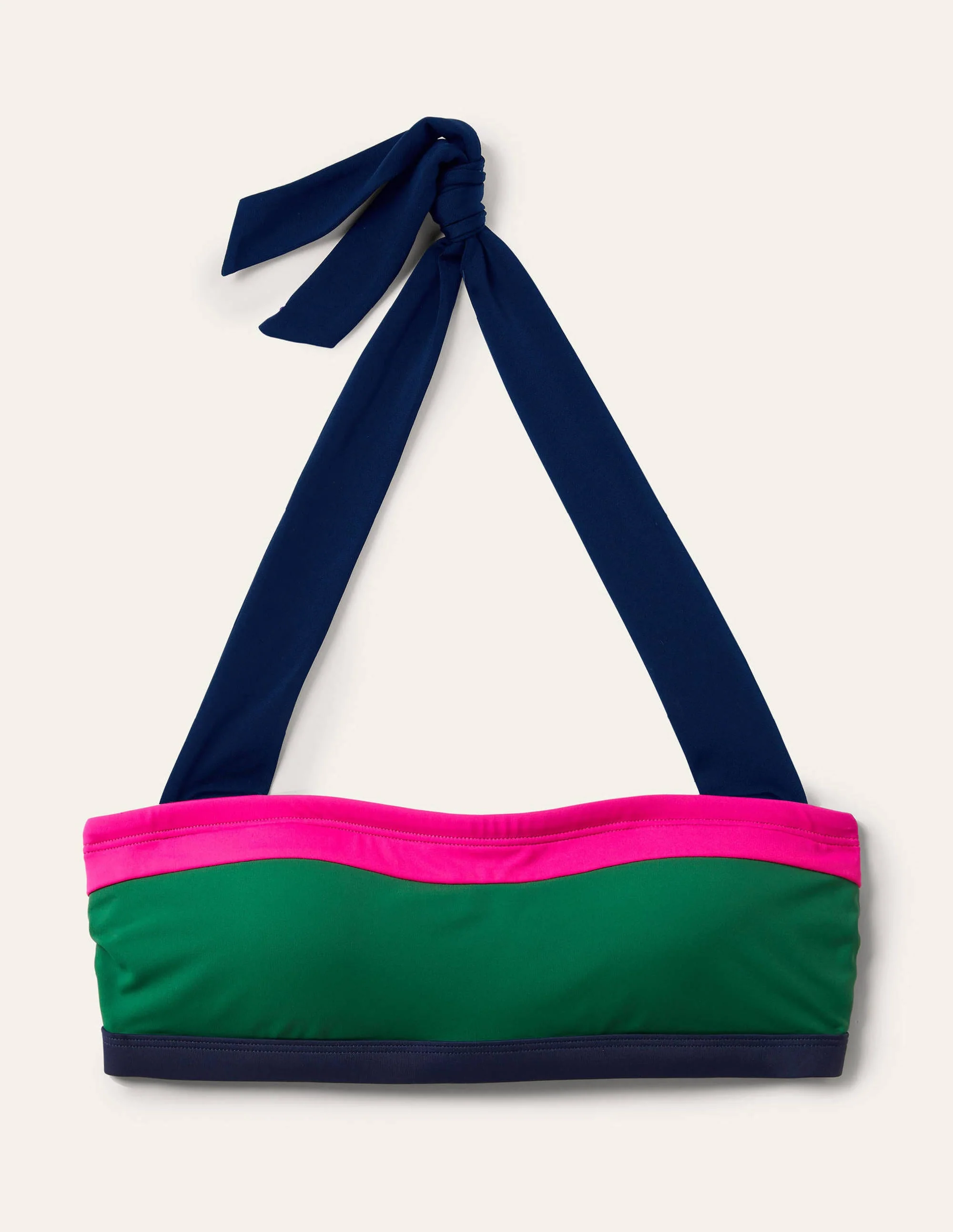 Santorini Bikini Top-Verde Colourblock - Image 5