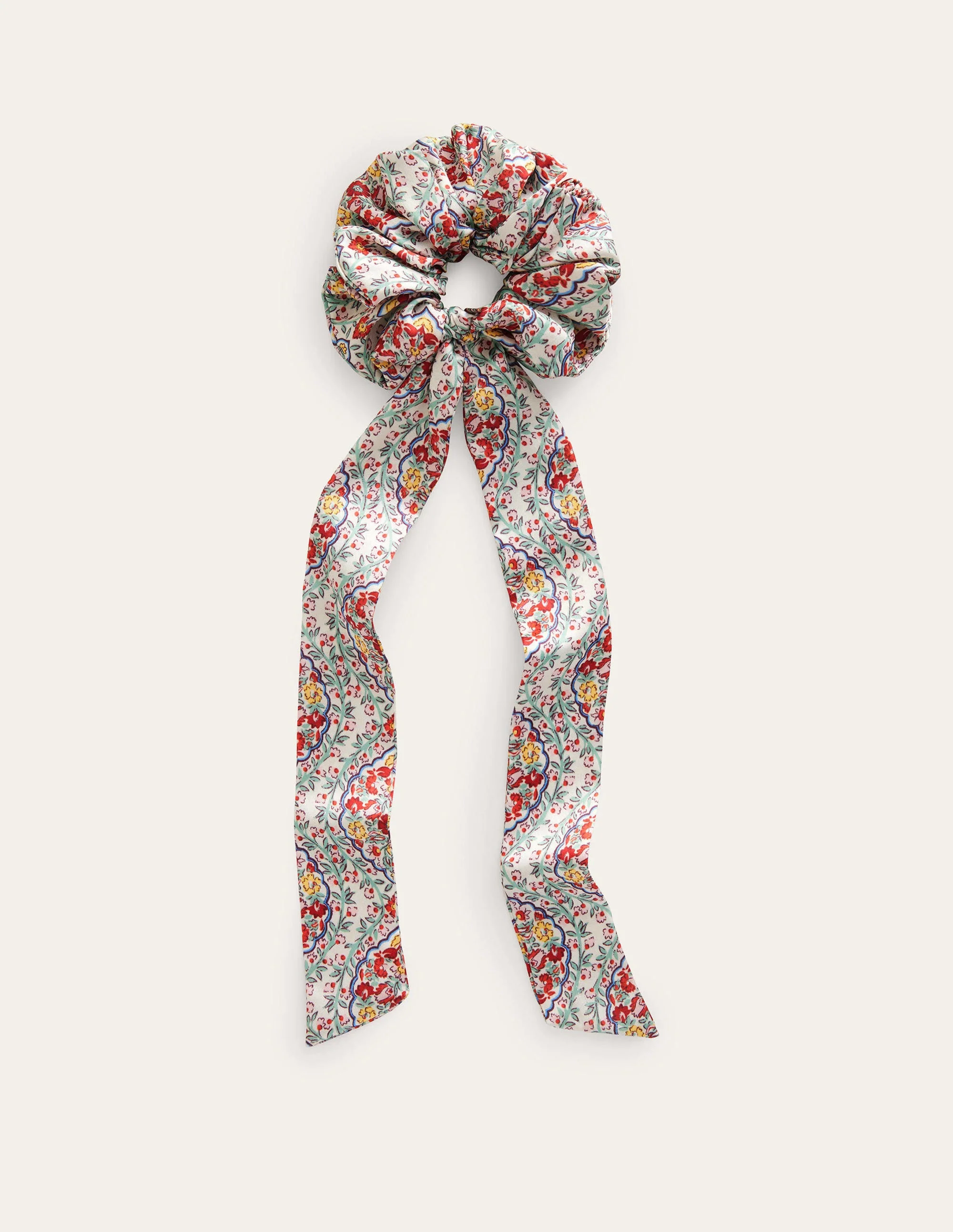 Scarf Hair Scrunchie-Multi Vine, Terrace - Image 2