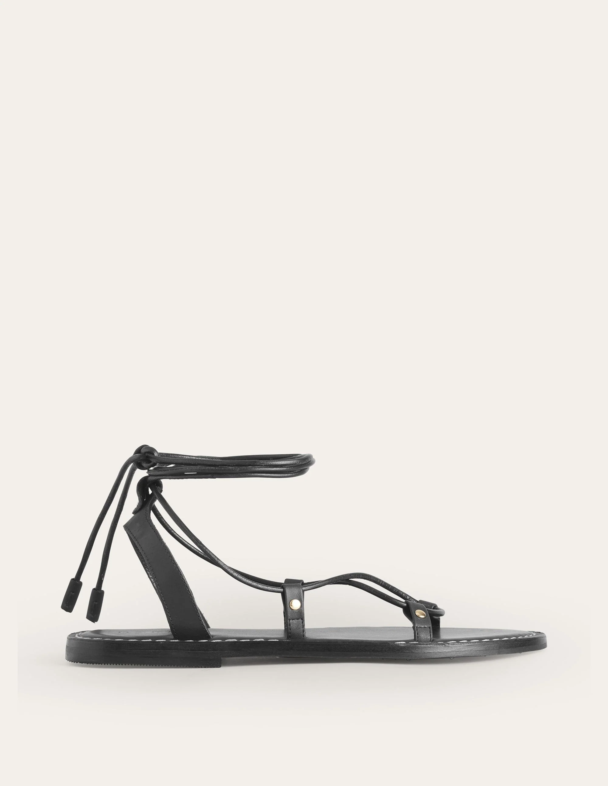 Scarf Wrap Sandals-Botanic Blush / Black - Image 2