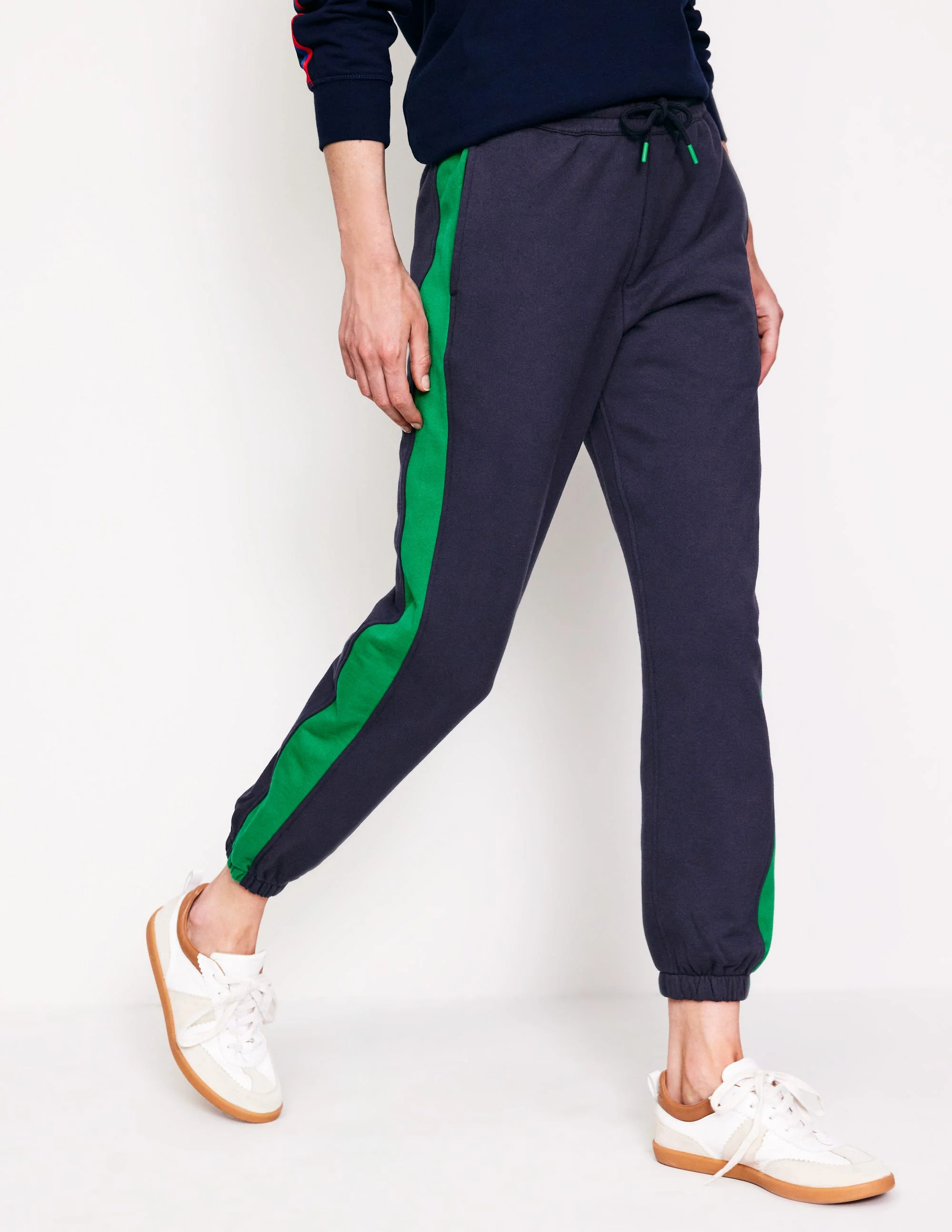 Side Panel Sweatpants-Navy - Image 5