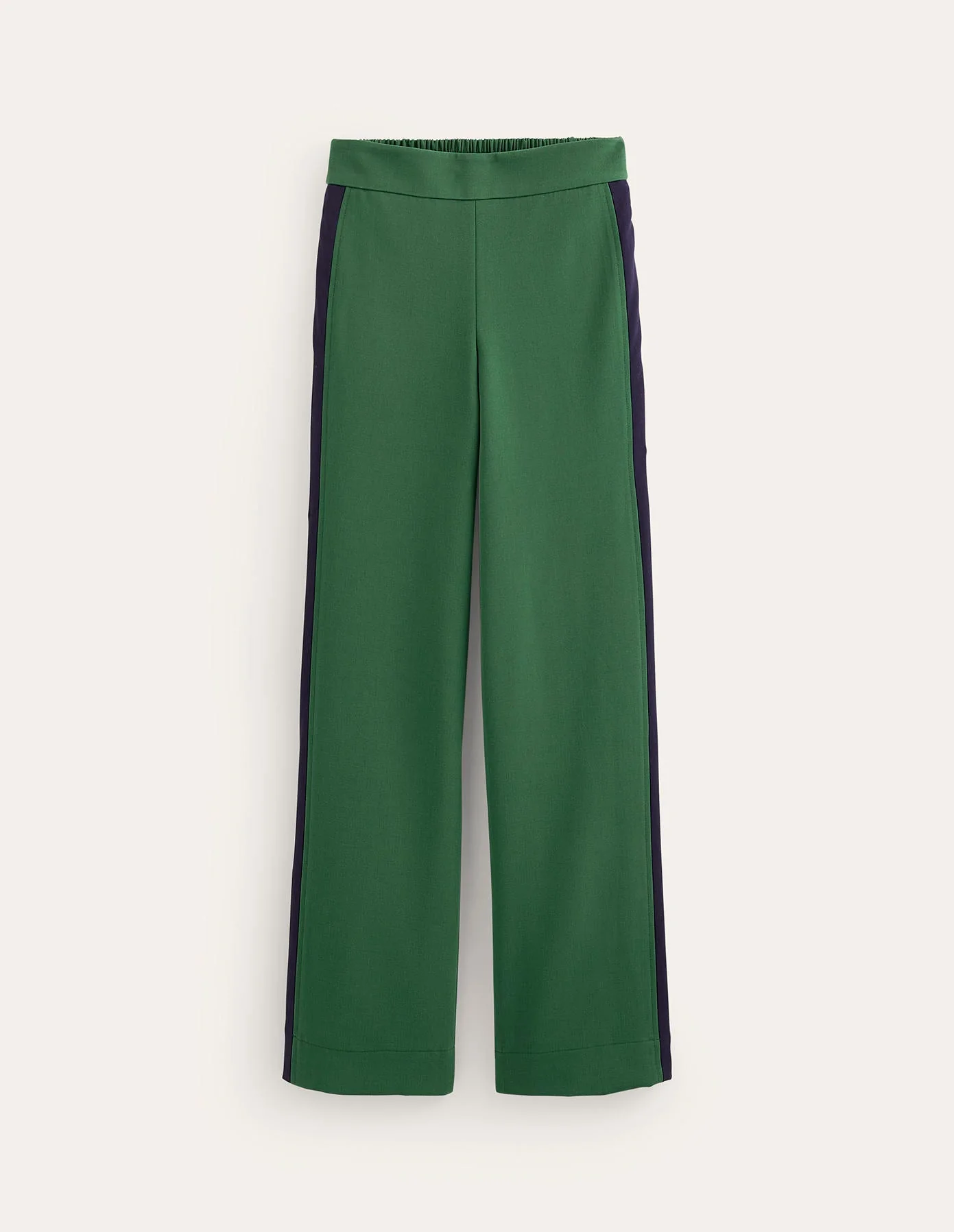 Side Stripe Pull-on Pants-Pine with Navy Stripe - Image 5