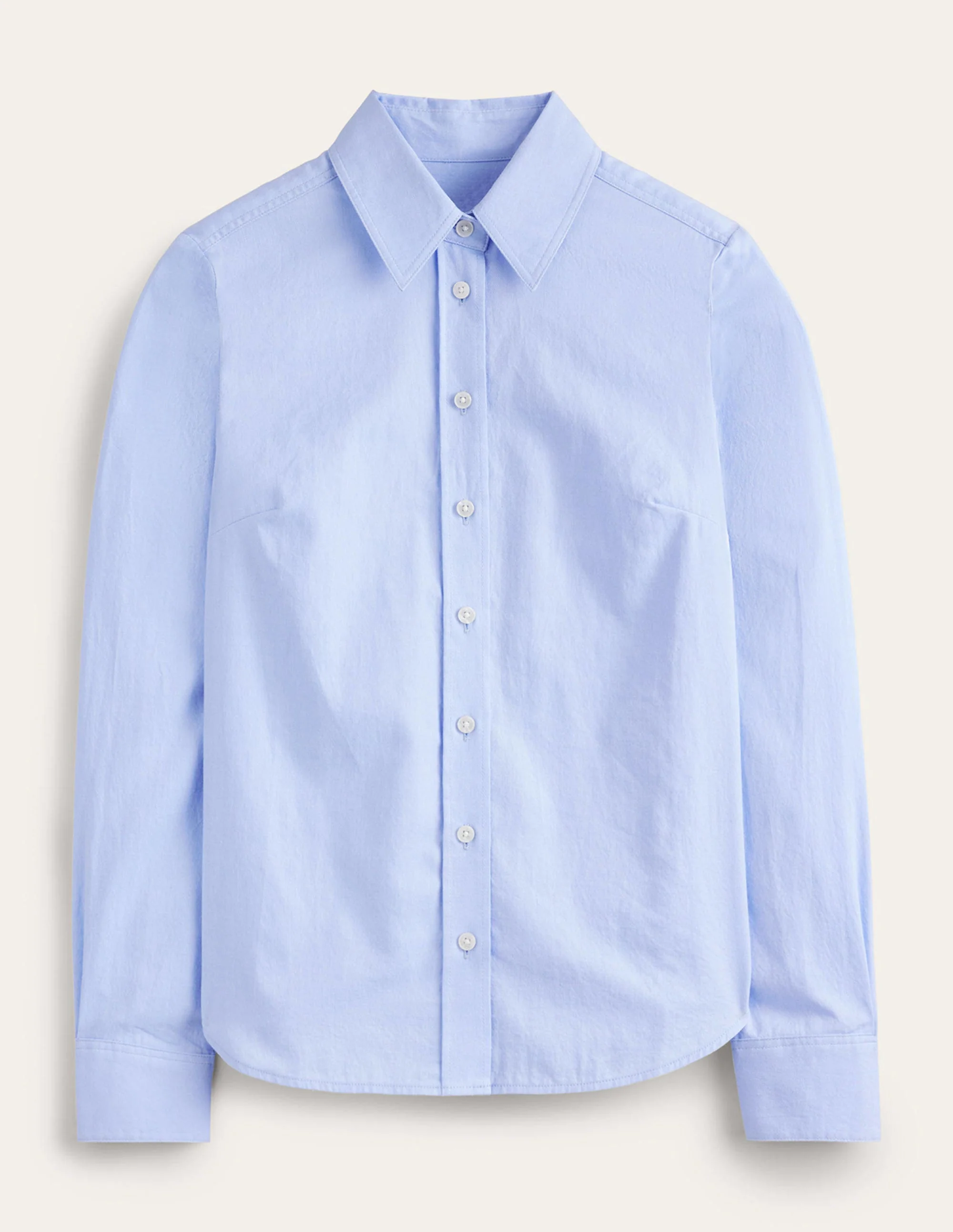 Sienna Cotton Shirt-Blue Oxford - Image 5