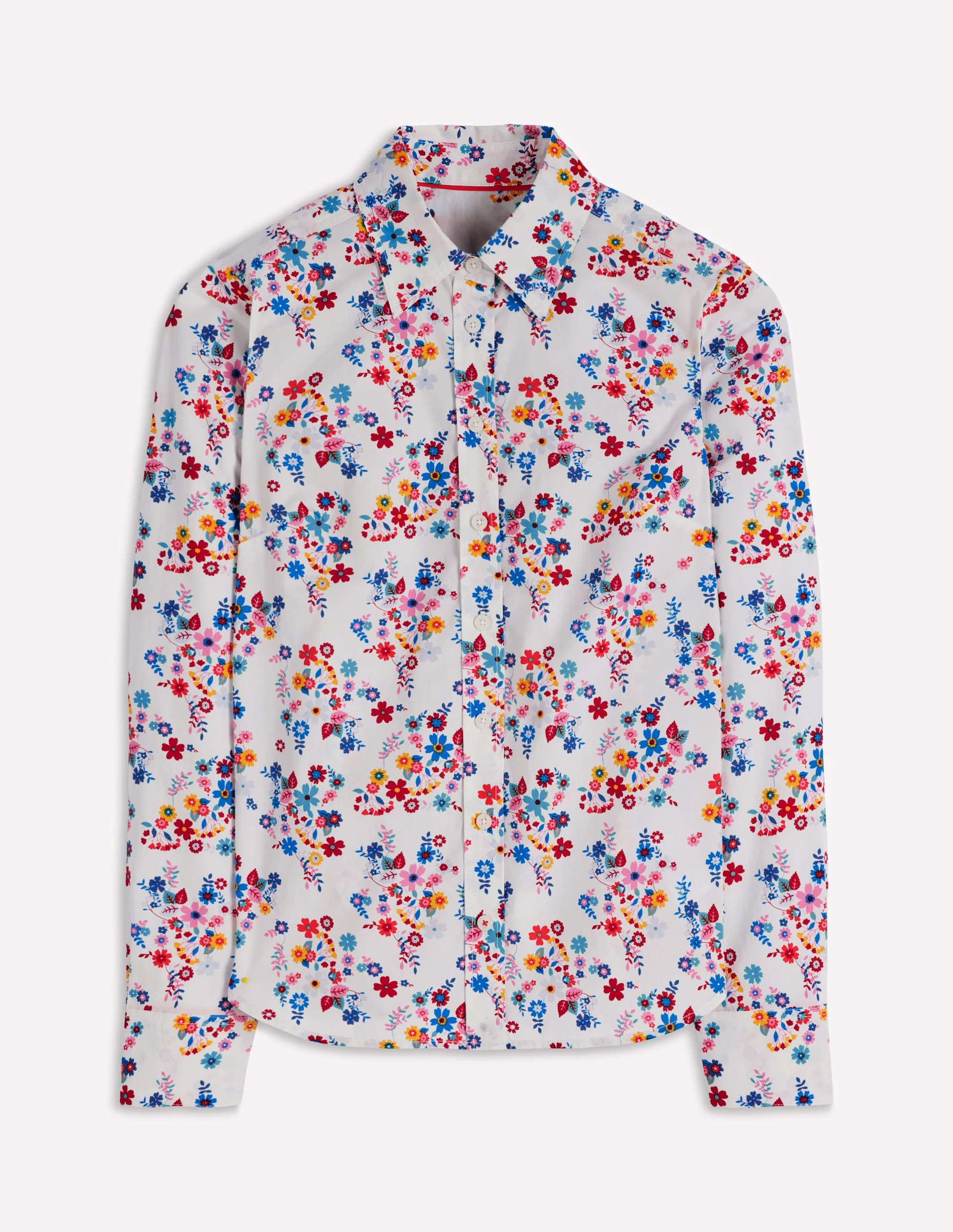 Sienna Cotton Shirt-Multi, Blossom Clusters - Image 6