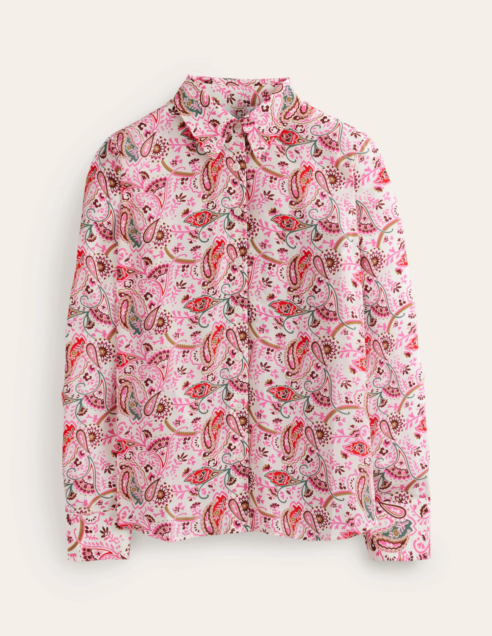 Sienna Silk Shirt-Ivory, Fantastical - Image 6