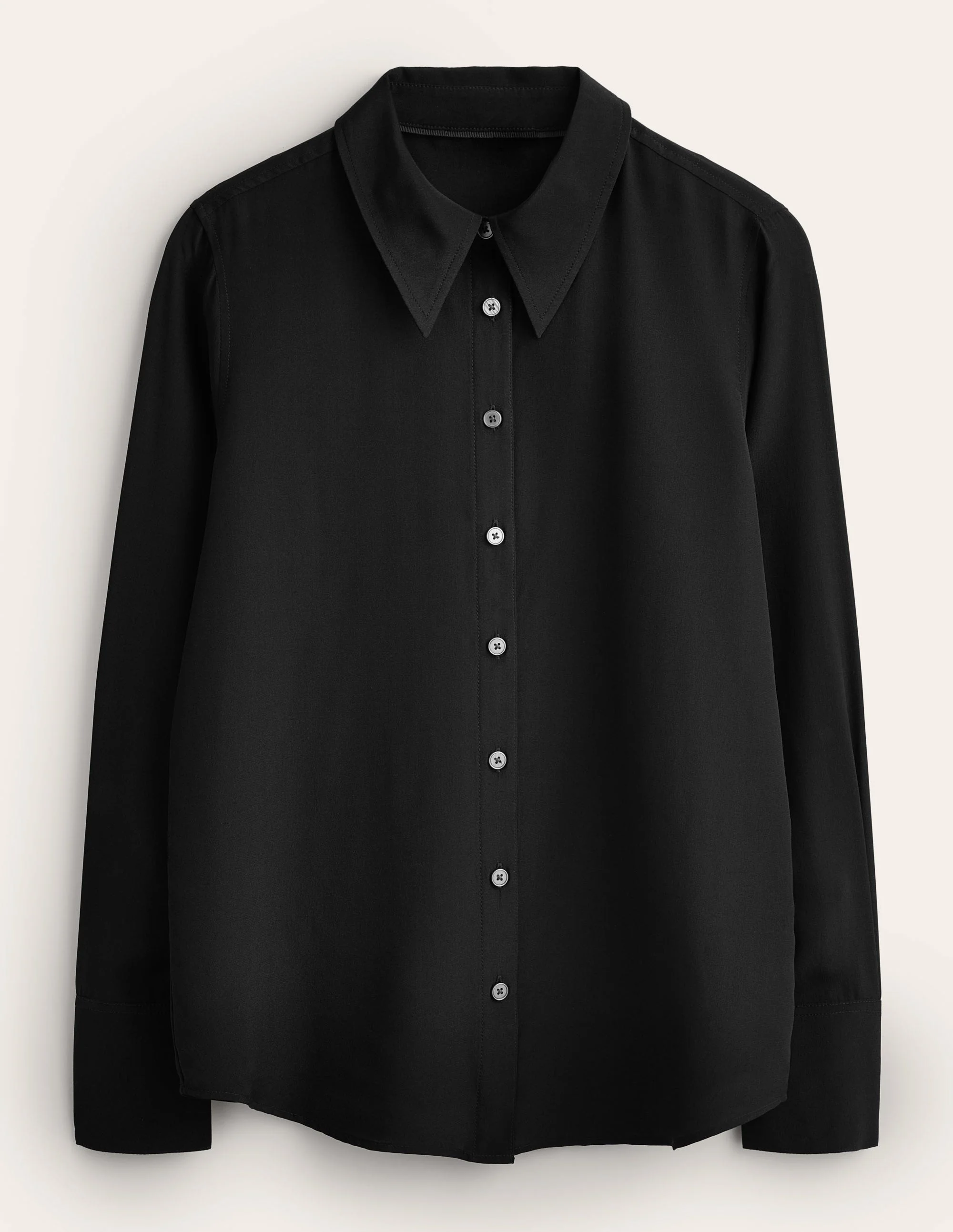 Silk Shirt-Black - Image 6