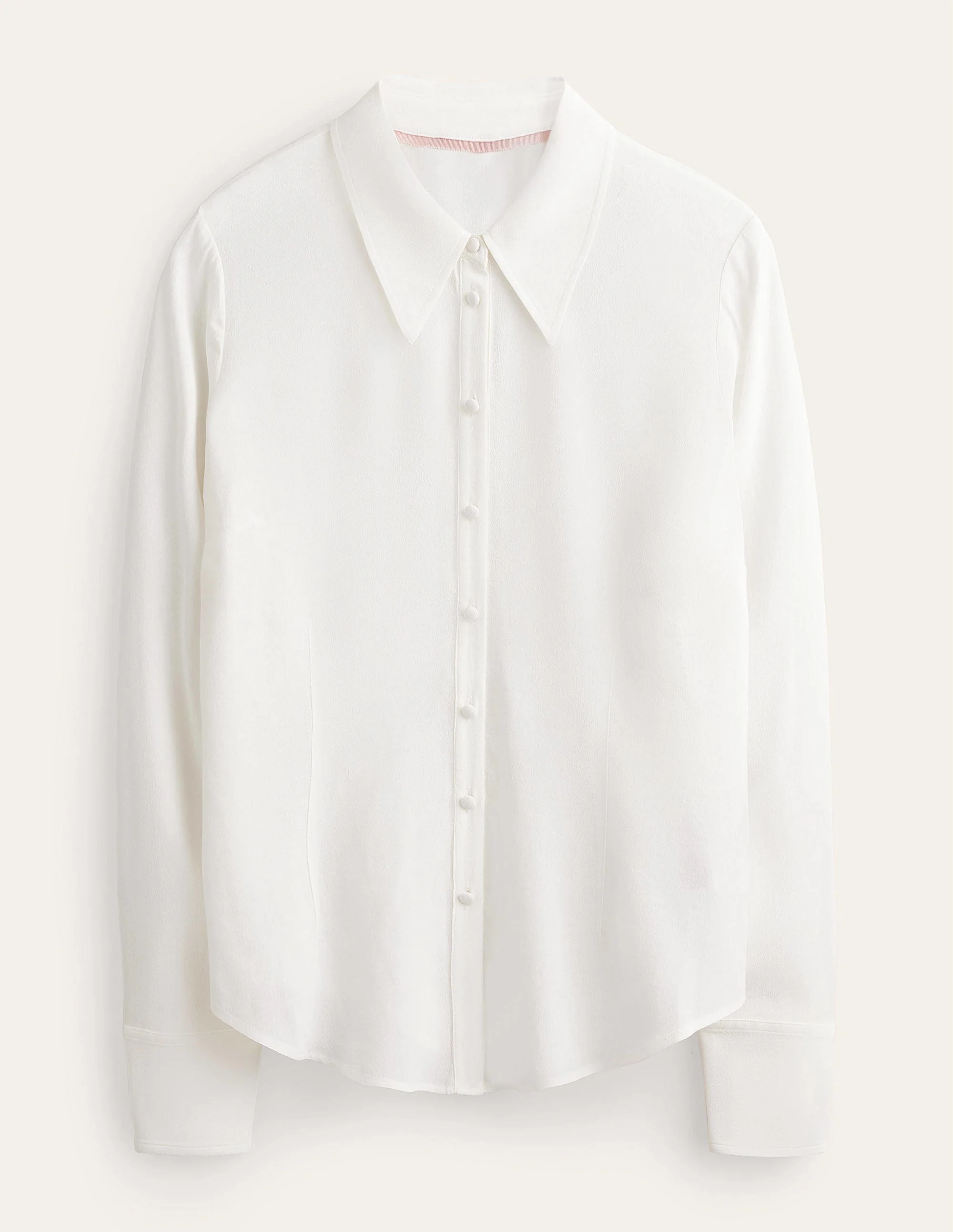 Silk Shirt-Ivory - Image 8