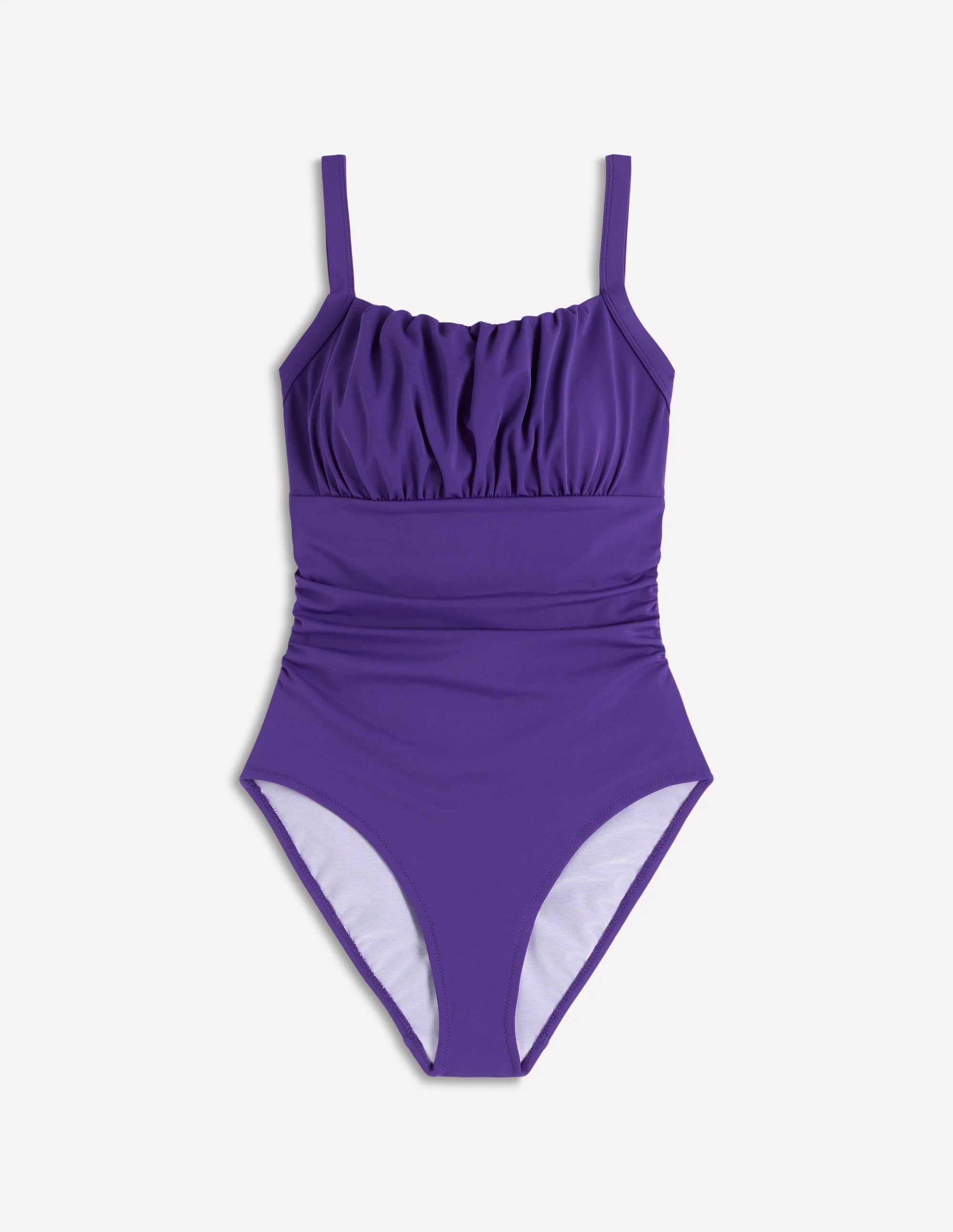 Skiathos Ruched Panel Swimsuit-Cobalt Blue - Image 6