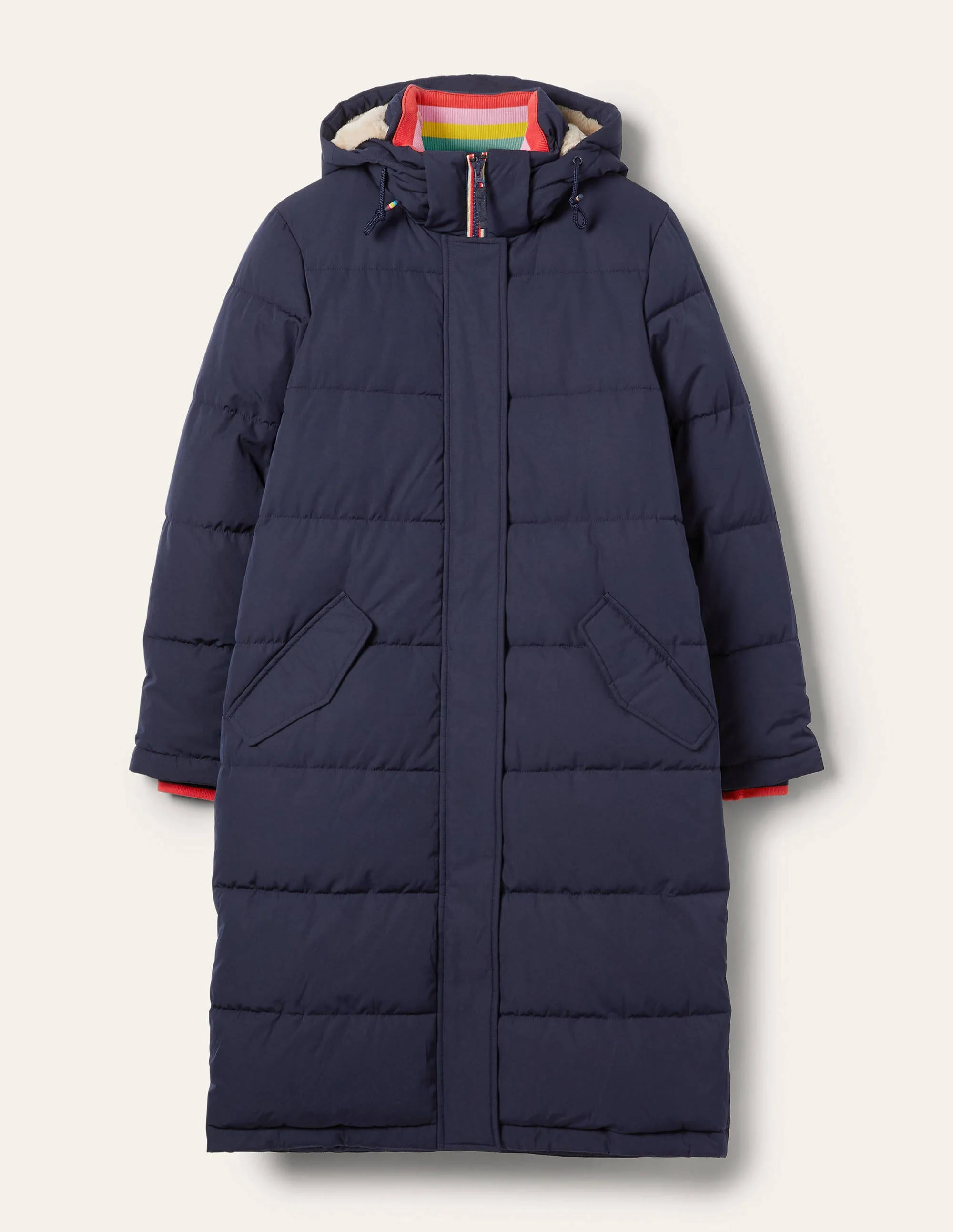 Skye Puffer Coat-Navy - Image 5