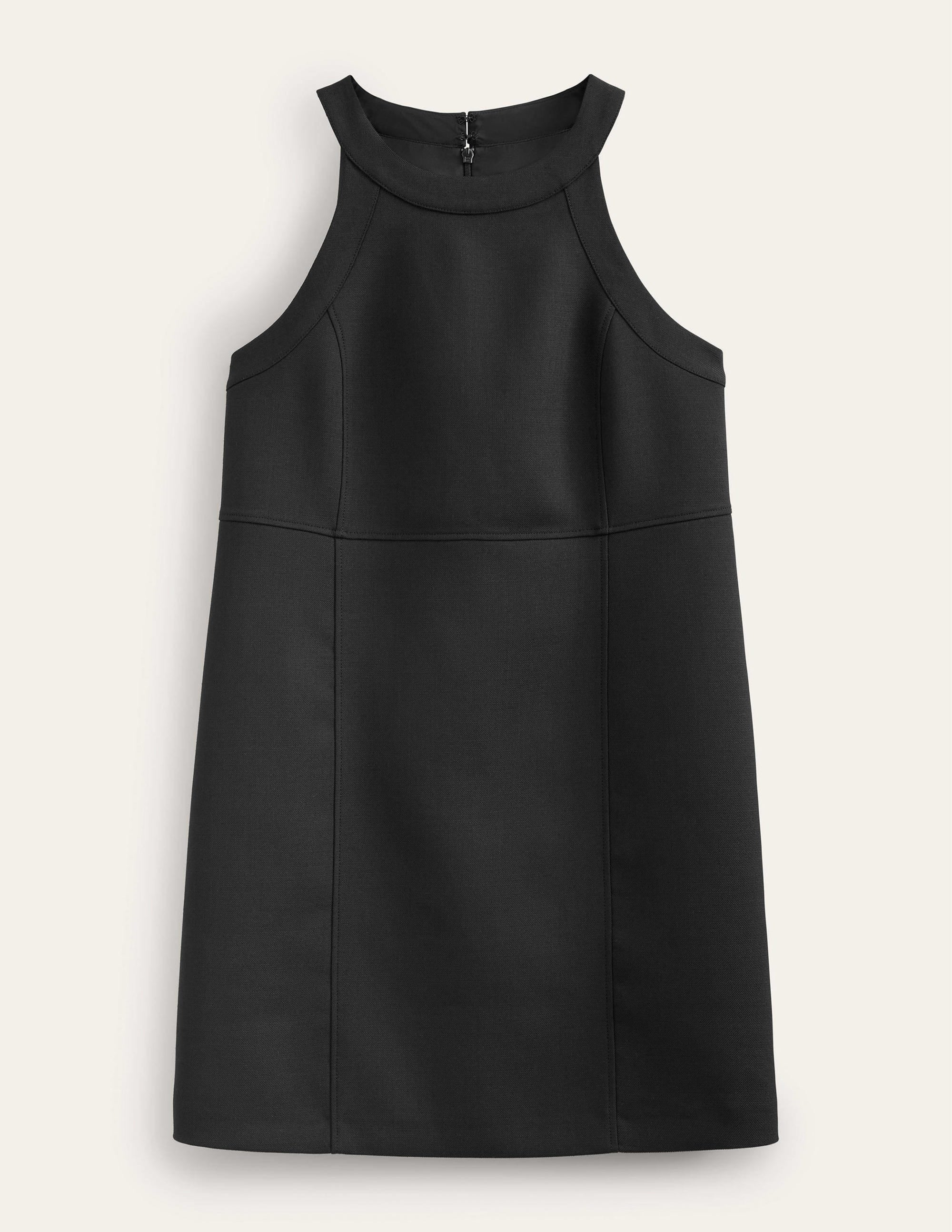 Sleeveless Mini Shift Dress-Black - Image 6