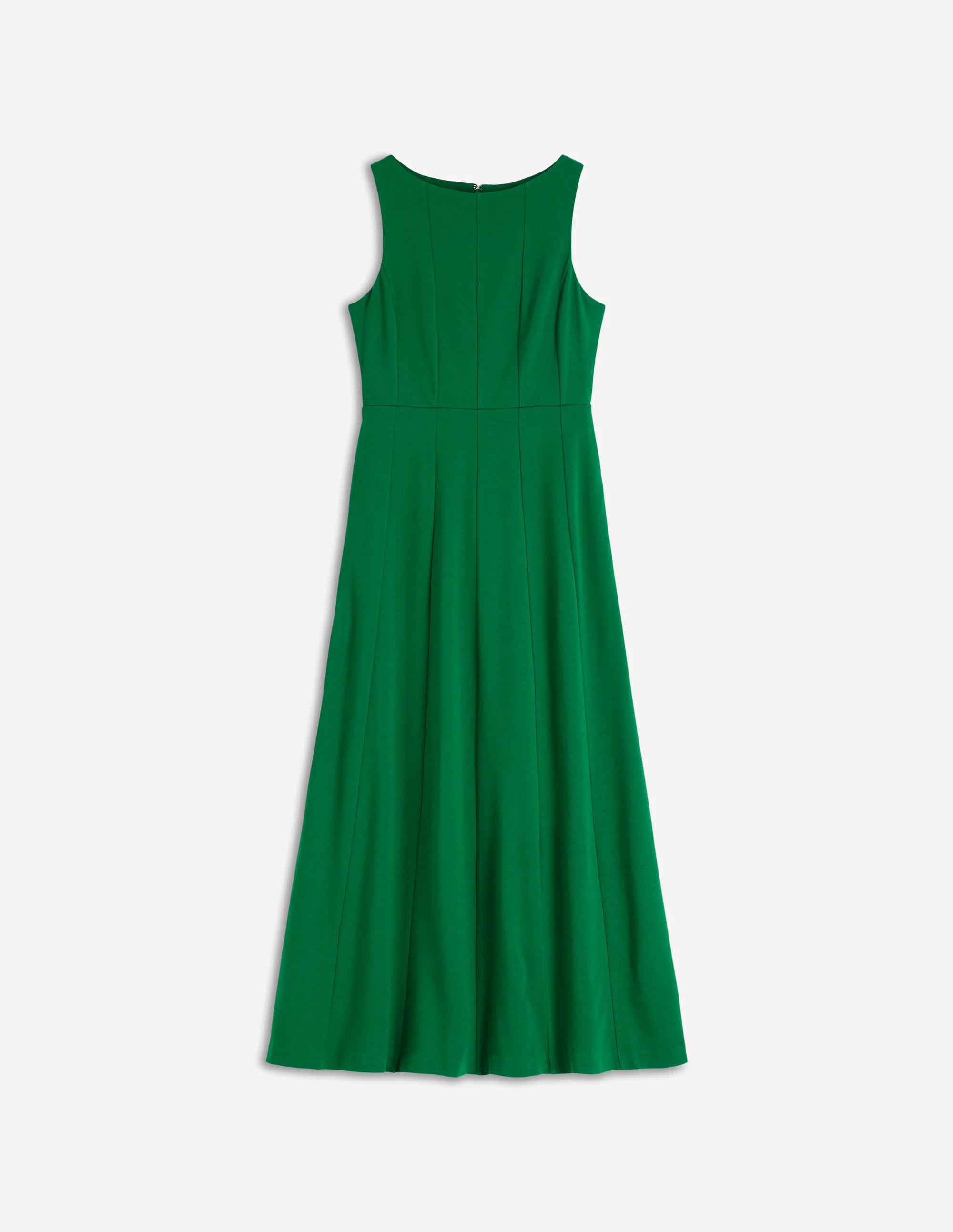 Sleeveless Ponte Midi Dress-Fresh Green - Image 6