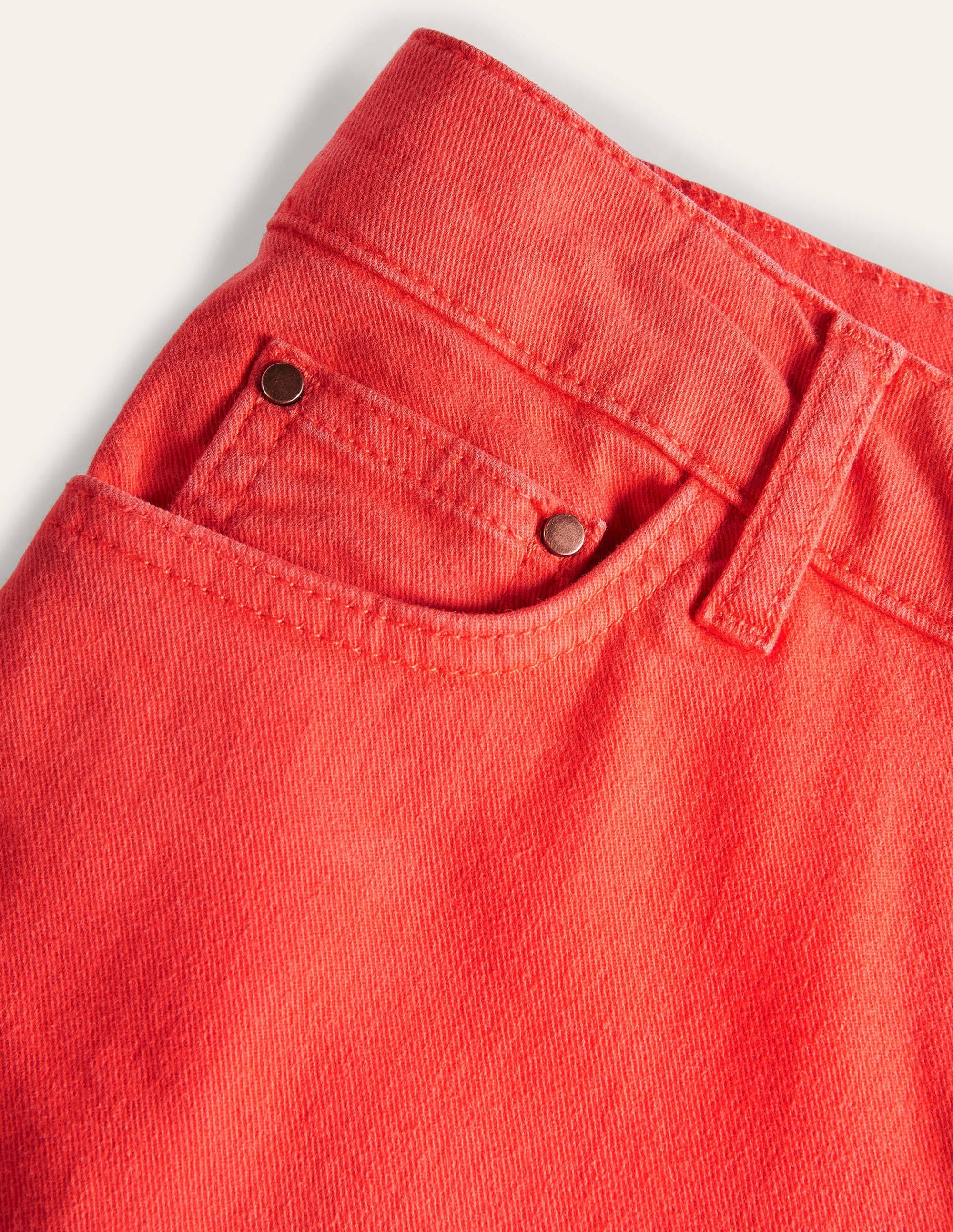 Slim Straight Ankle Skimmers-Cherry Red - Image 7