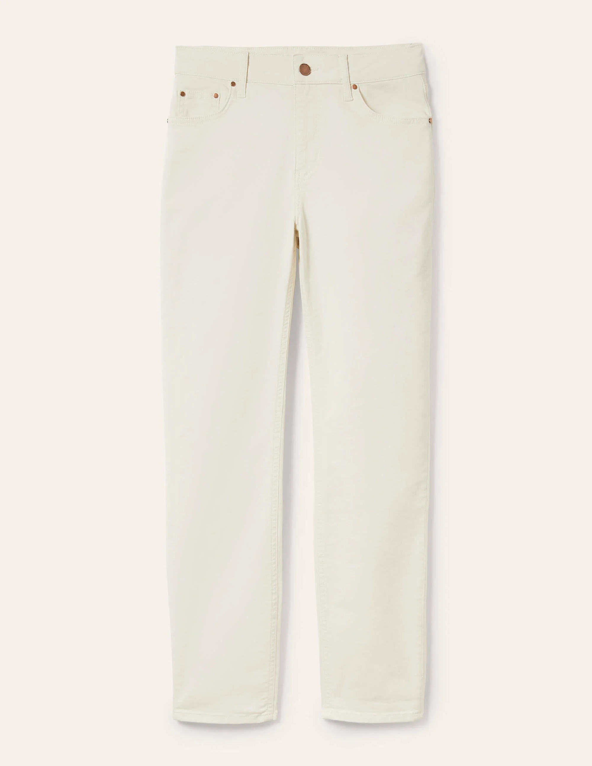 Slim Straight Ankle Skimmers-Ecru - Image 6