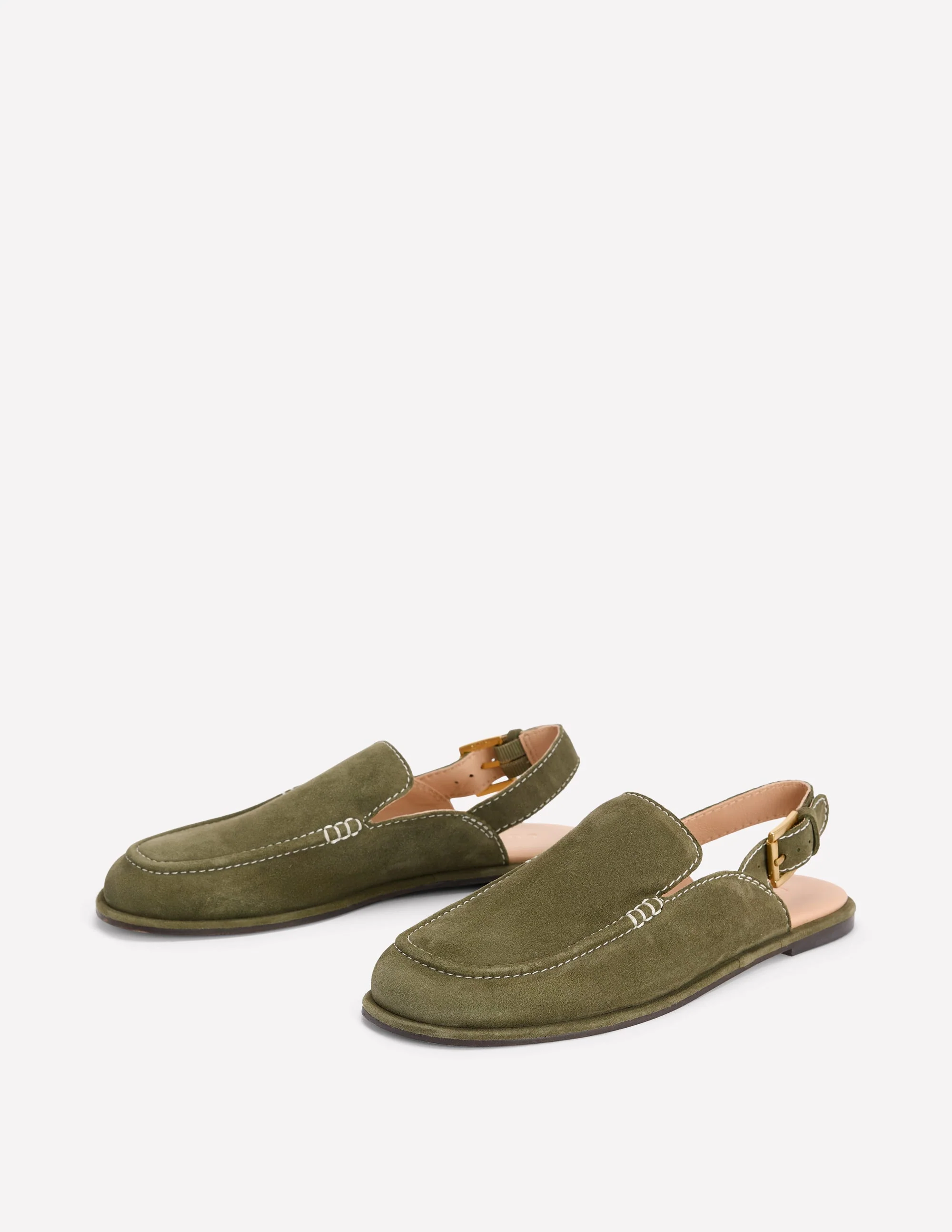 Slingback Clog-Deep Olive - Image 3