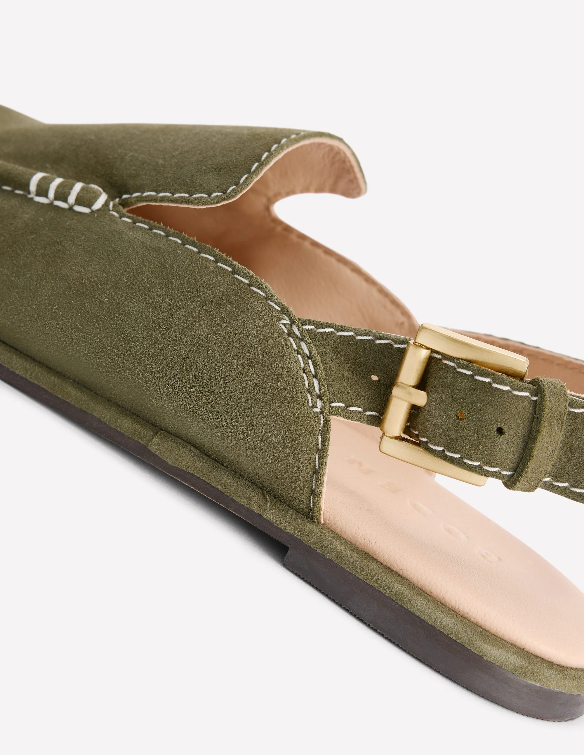 Slingback Clog-Deep Olive - Image 4