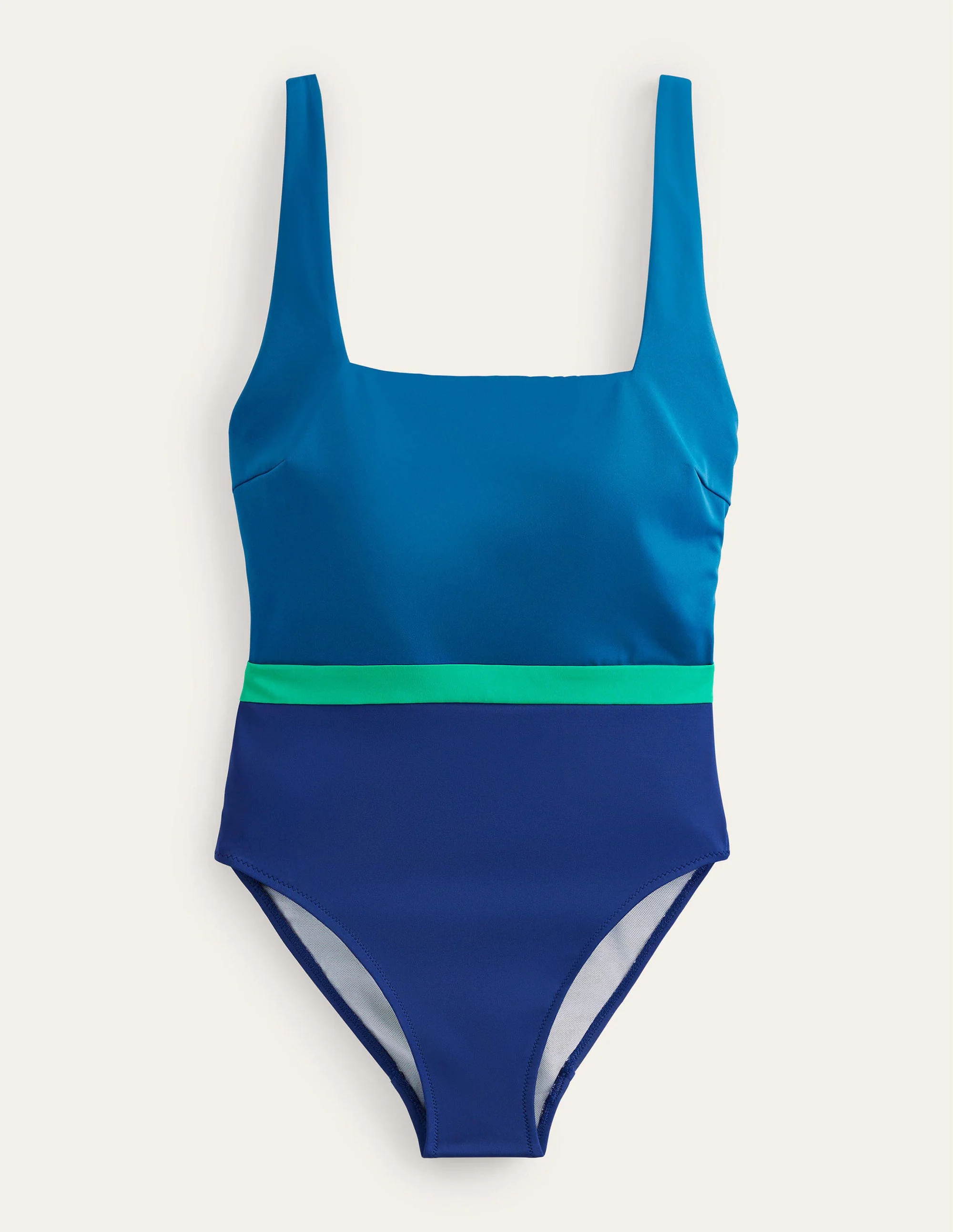 Square Neck Swimsuit-Oceanside Colourblock - Image 5