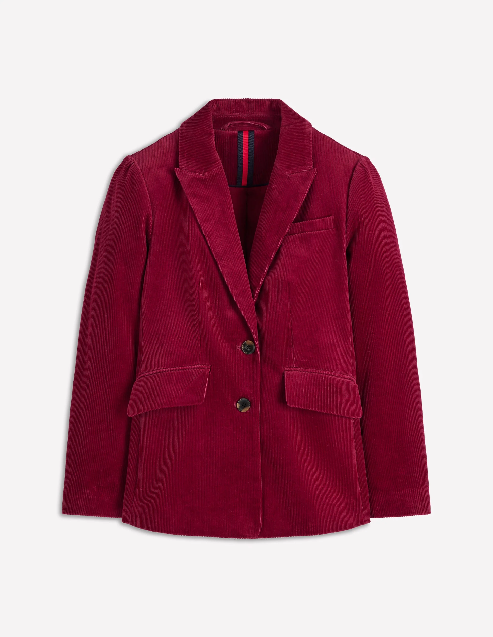 Stamford Cord Blazer-Burgundy Red - Image 6