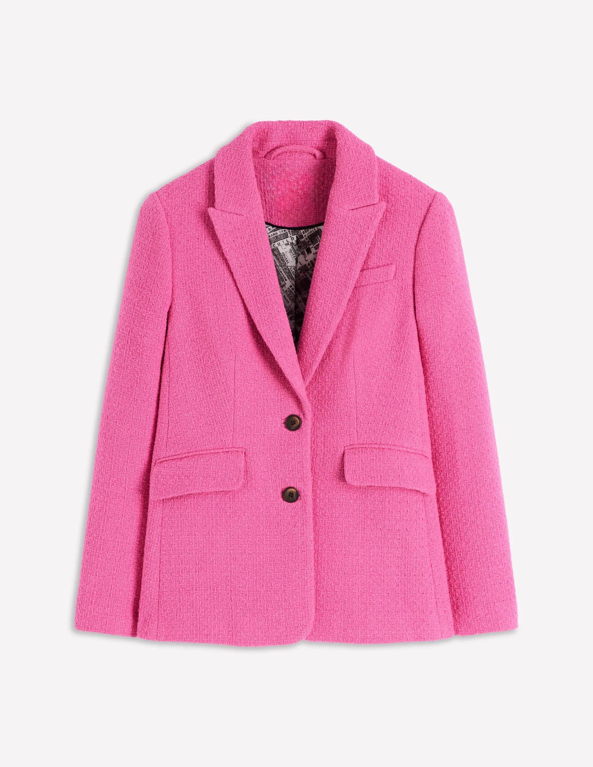 Stamford Texture Blazer-Pink Peony - Image 5