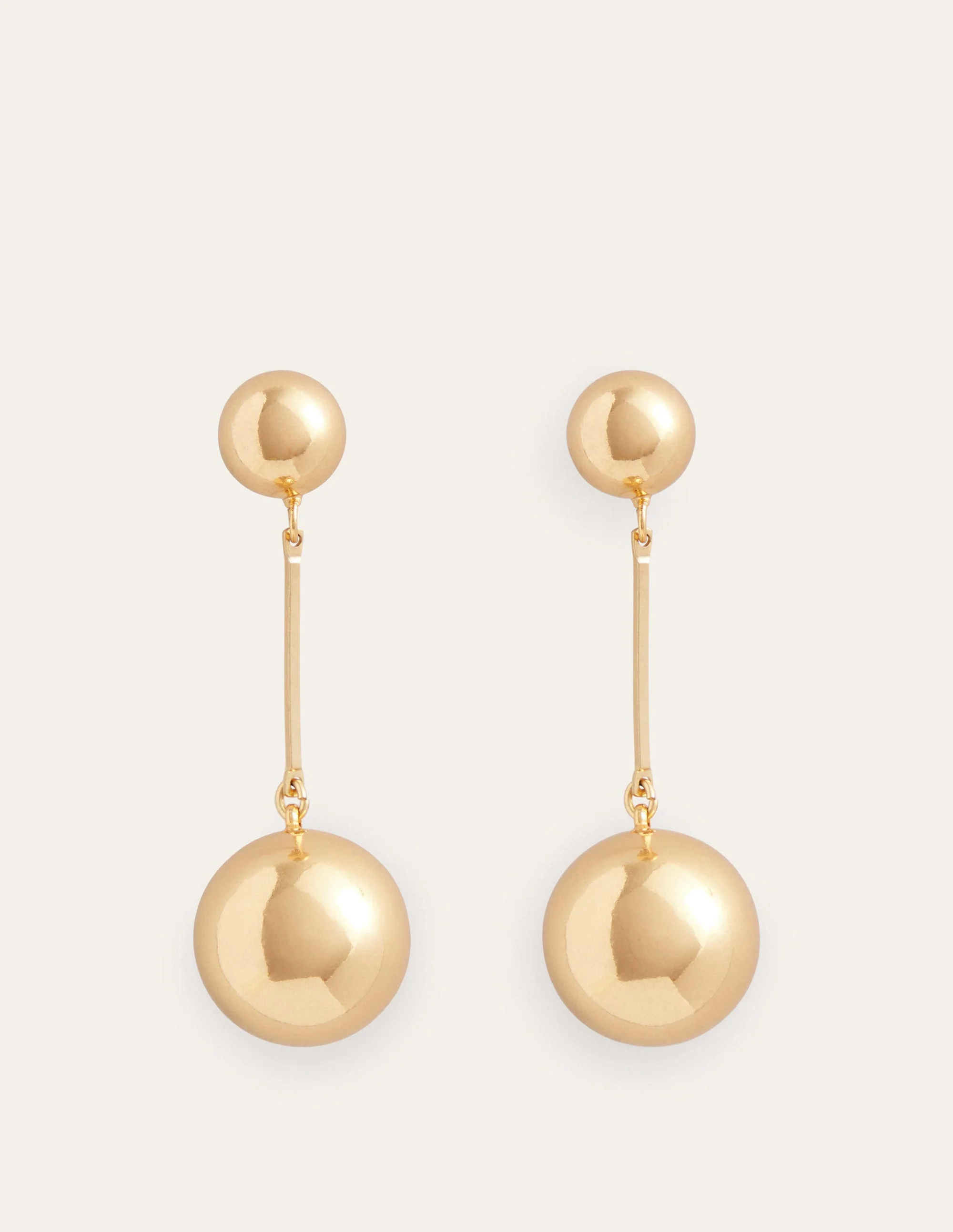 Statement Drop Earrings-Gold - Image 2