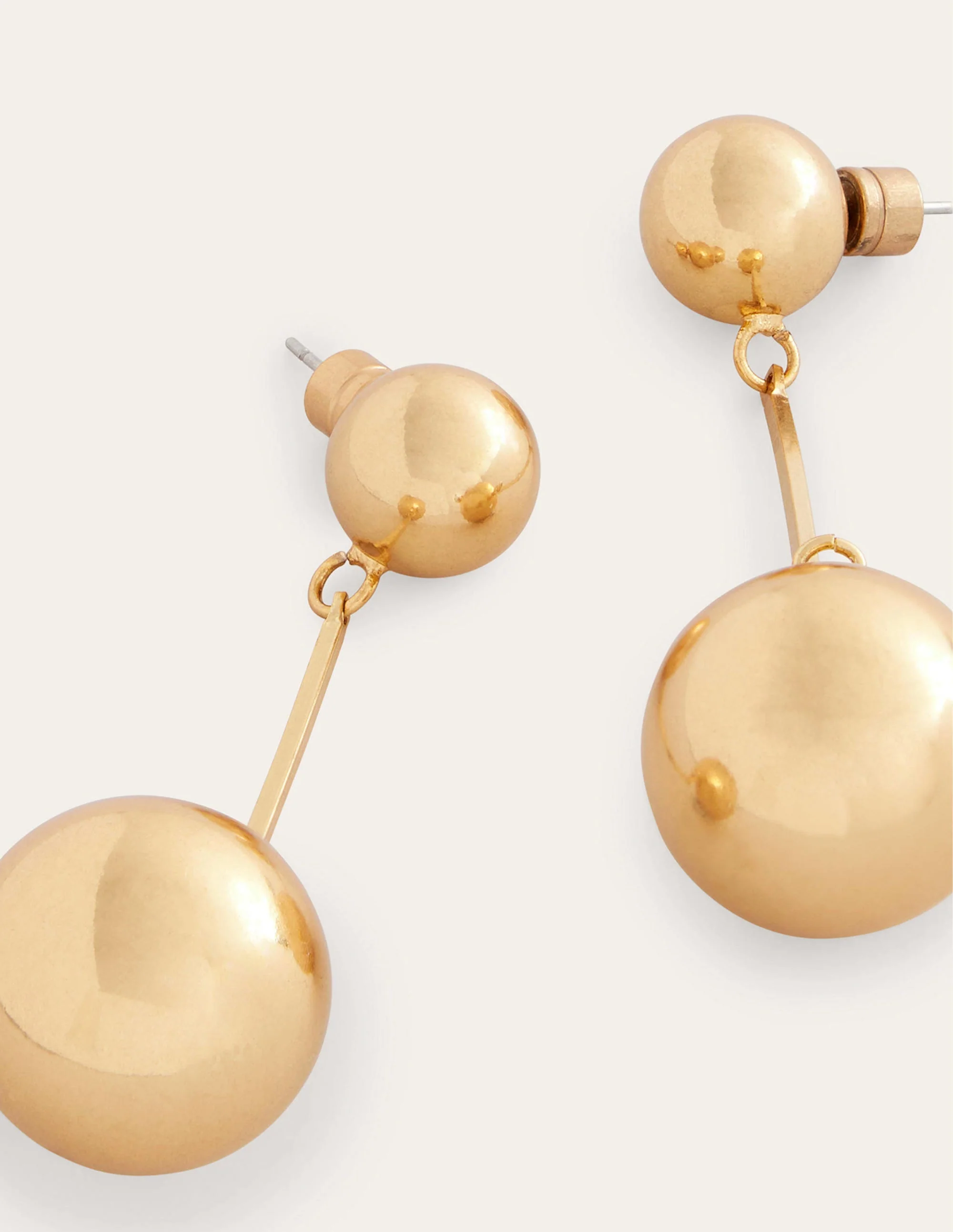 Statement Drop Earrings-Gold - Image 3
