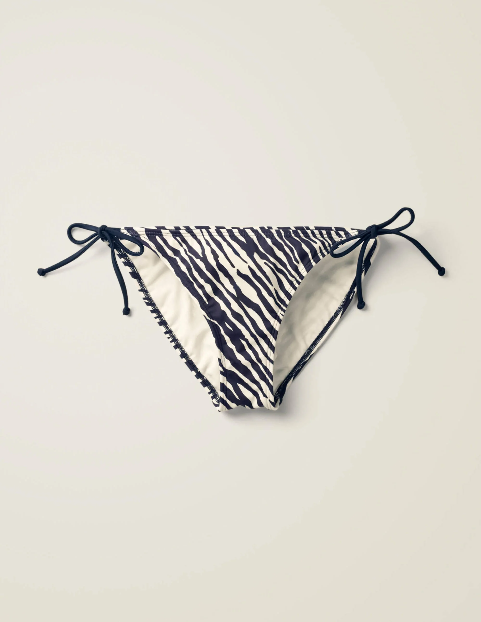 String Bikini Bottoms-Navy, Safari - Image 5