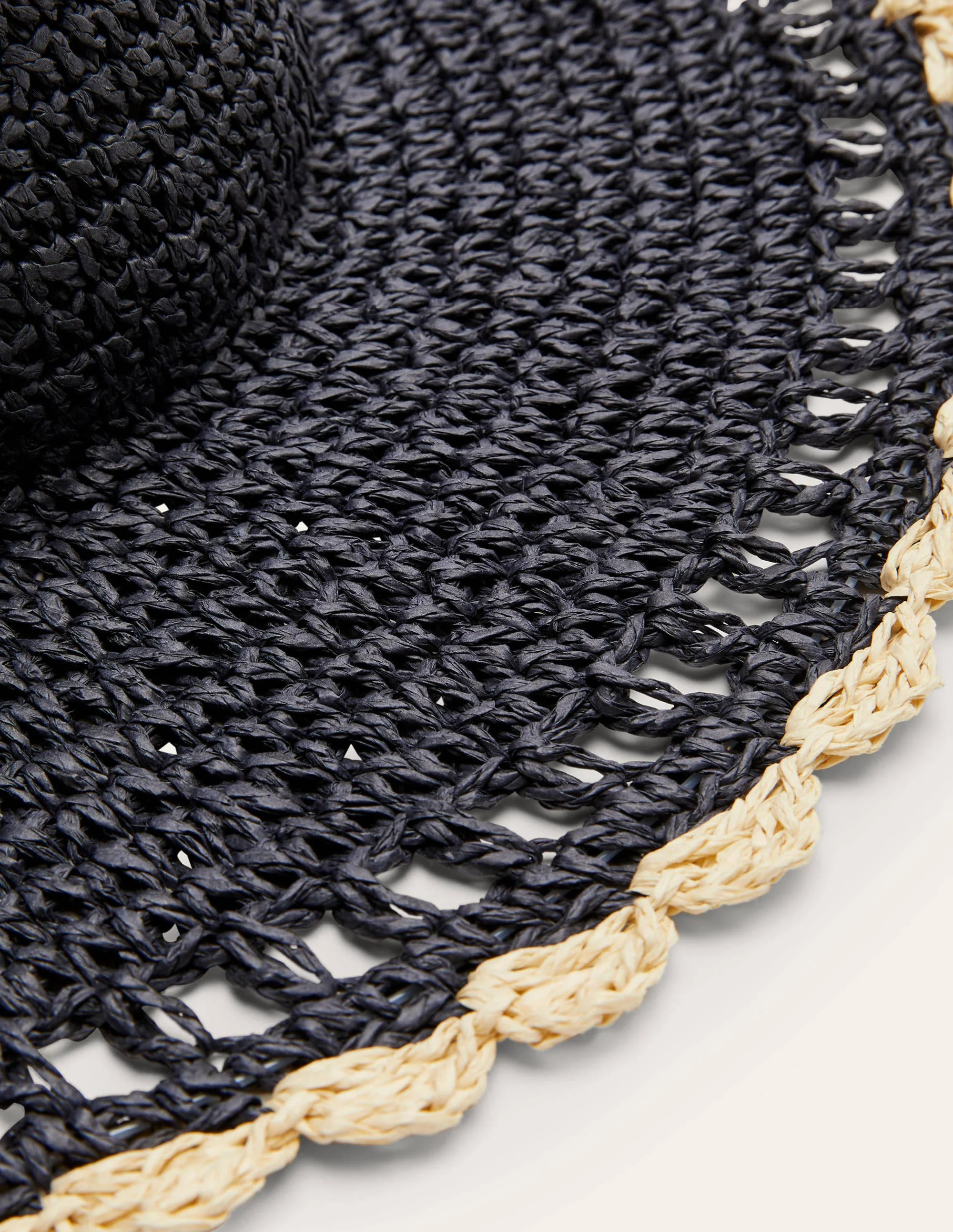 Sun Hat-Navy/Natural - Image 2