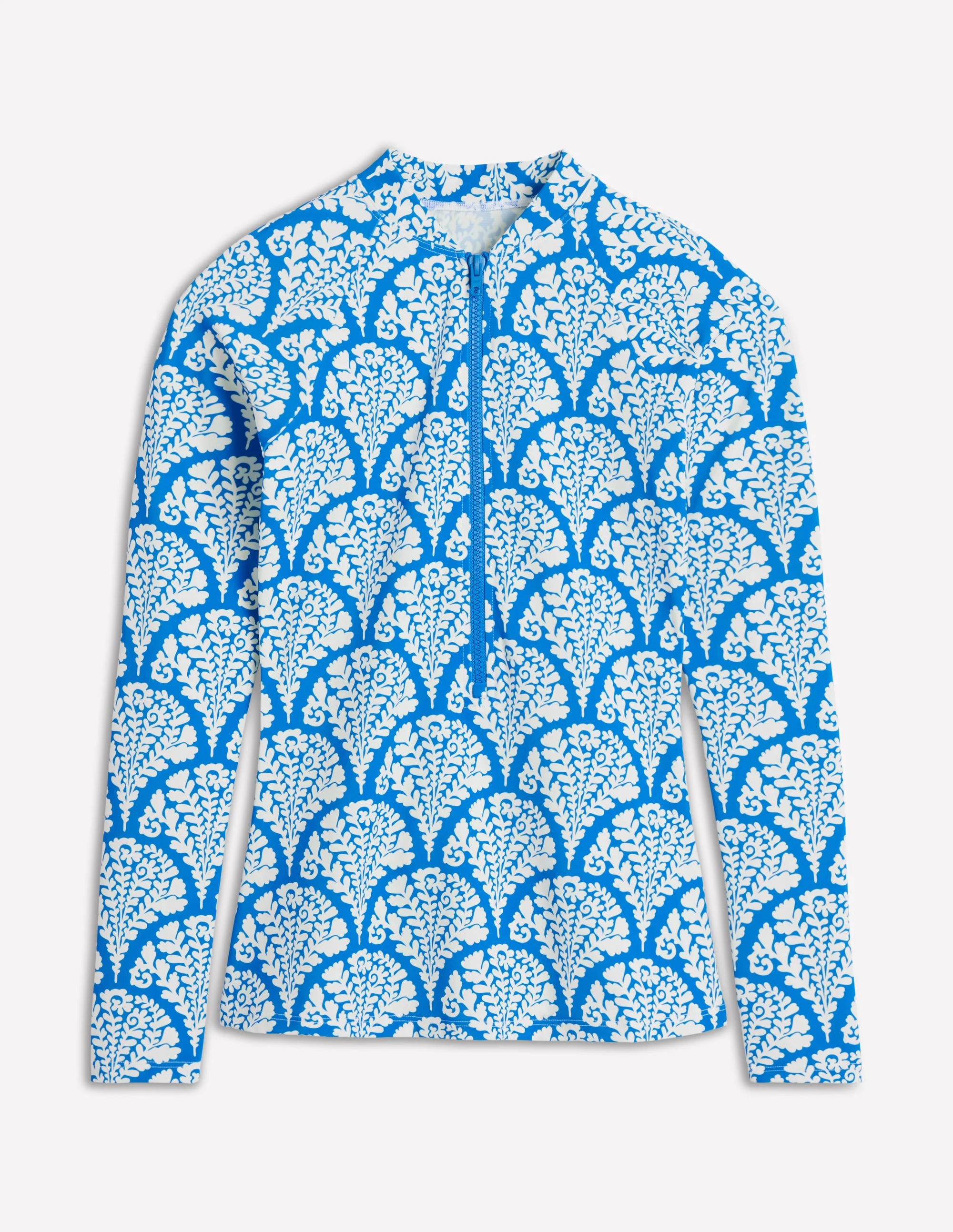 Sun Safe Raglan Guard Top-Bright Blue, Blossomy - Image 7