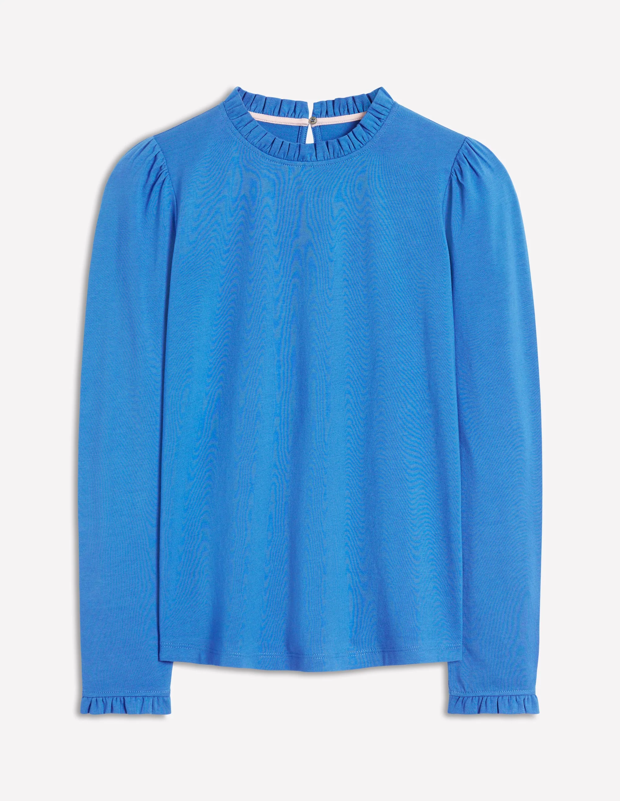 Supersoft Frill Detail Top-Palace Bule - Image 5