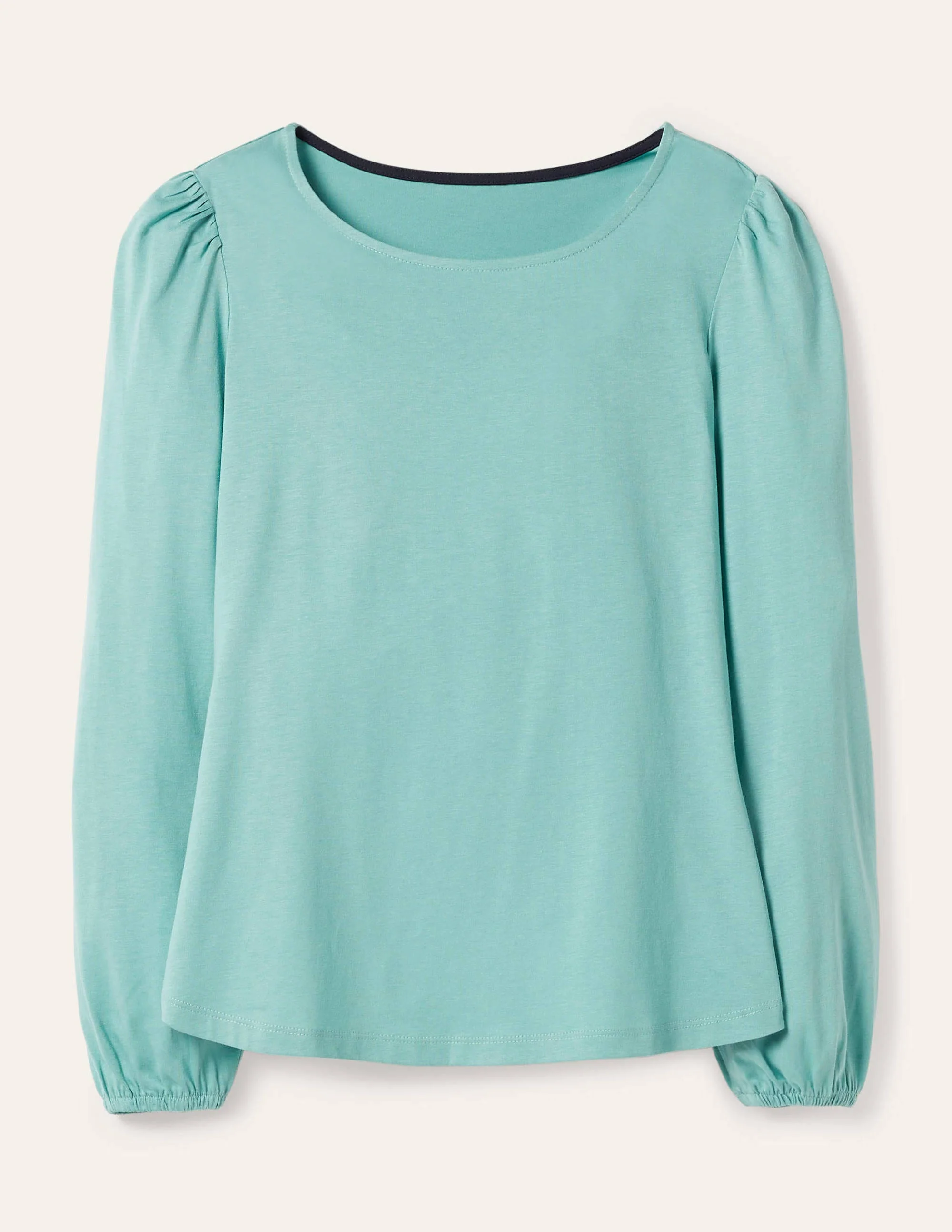 Supersoft Long Sleeve Top-Apple Mint - Image 5