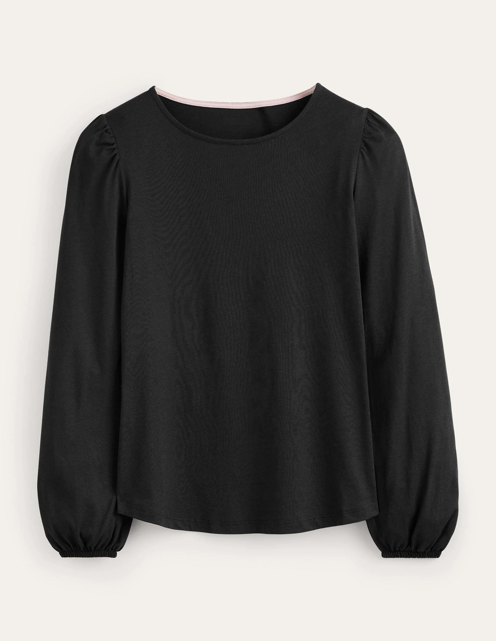 Supersoft Long Sleeve Top-Black - Image 5