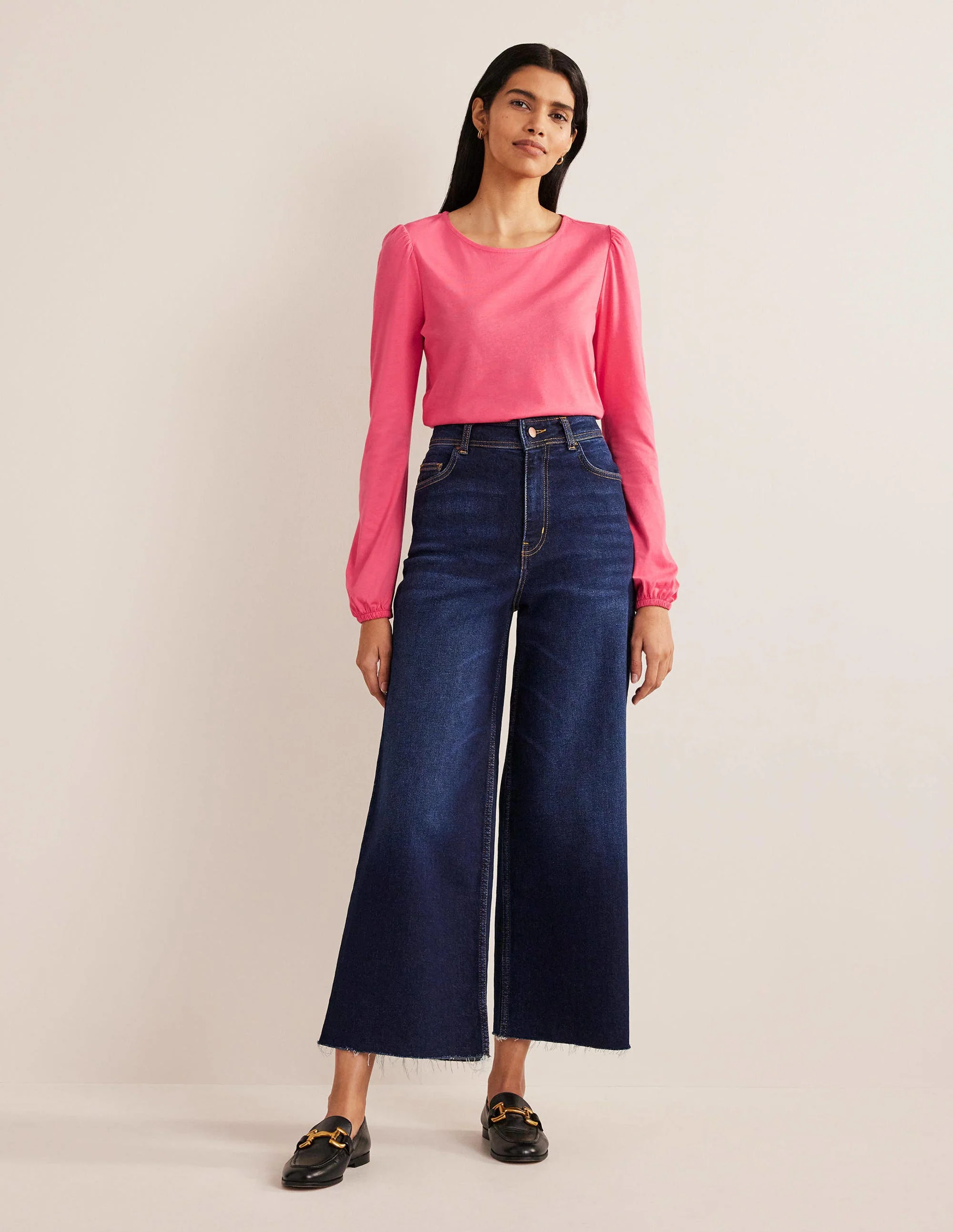 Supersoft Long Sleeve Top-Coral - Image 4