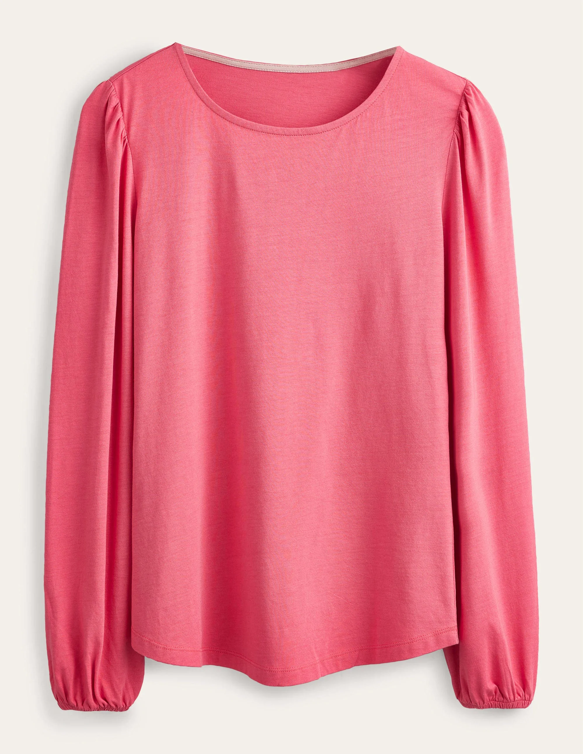 Supersoft Long Sleeve Top-Coral - Image 5