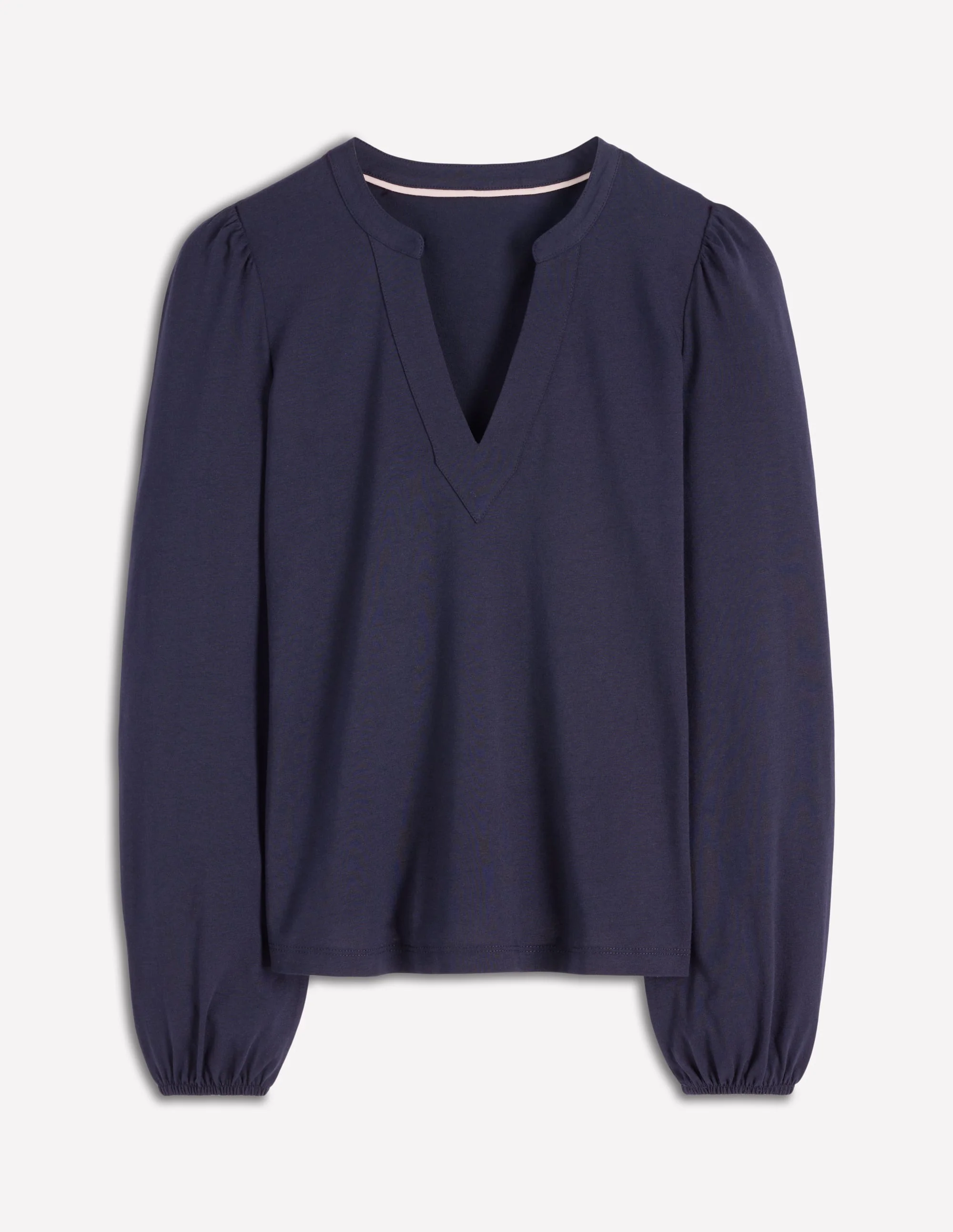 Supersoft Notch Top-Navy - Image 5