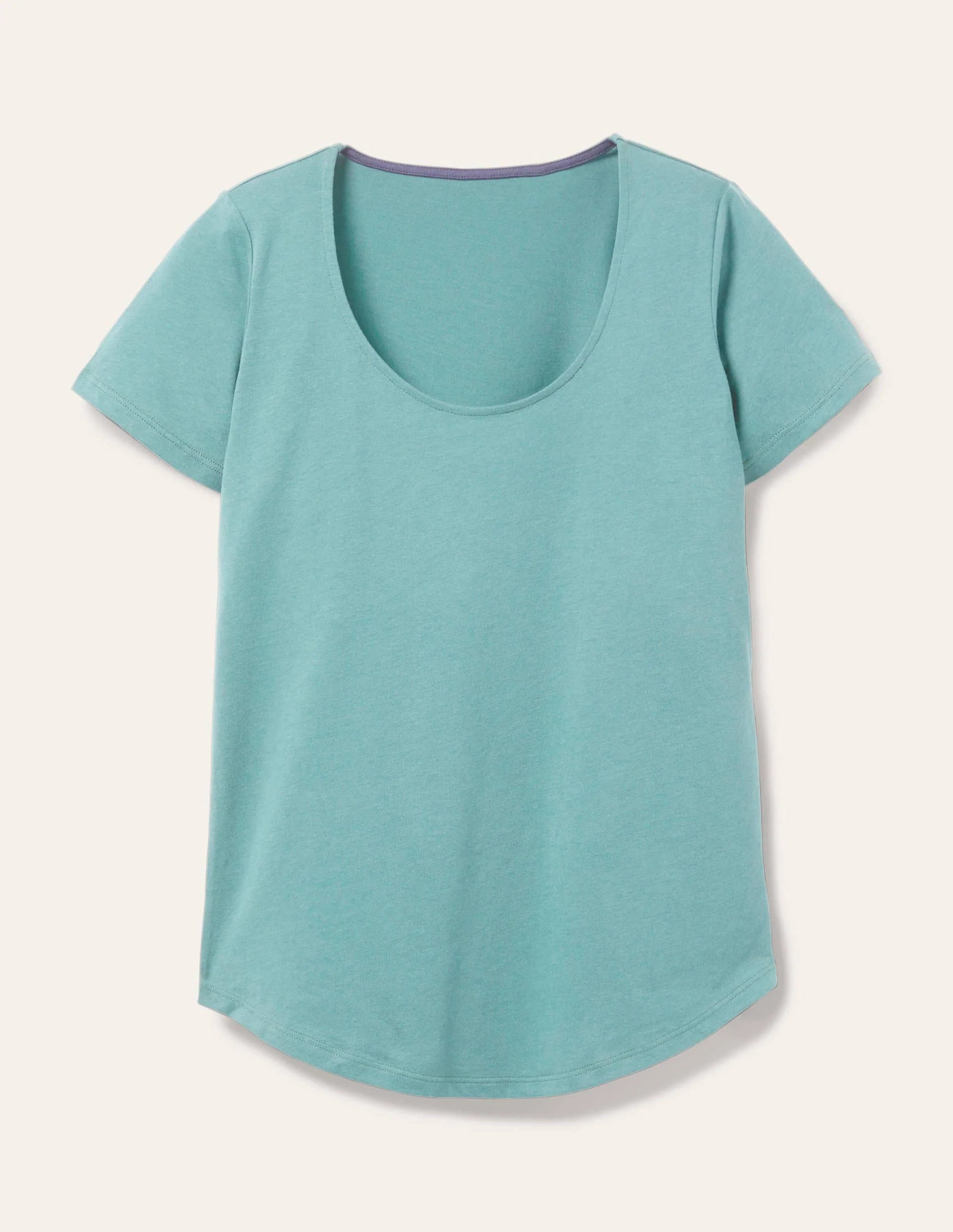 Supersoft Scoop Tee-Apple Mint - Image 5