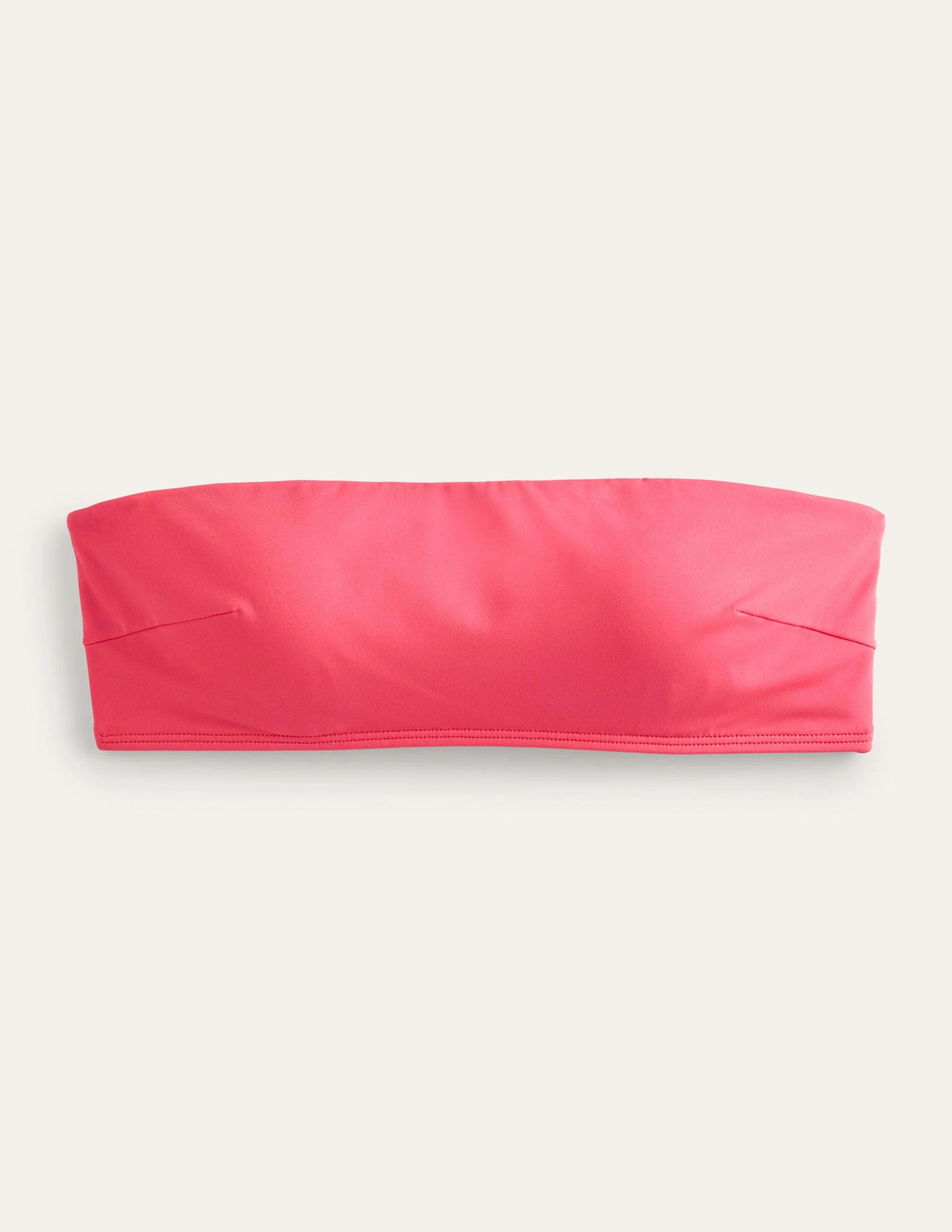 Support Bandeau Bikini Top-Pink Berry - Image 5